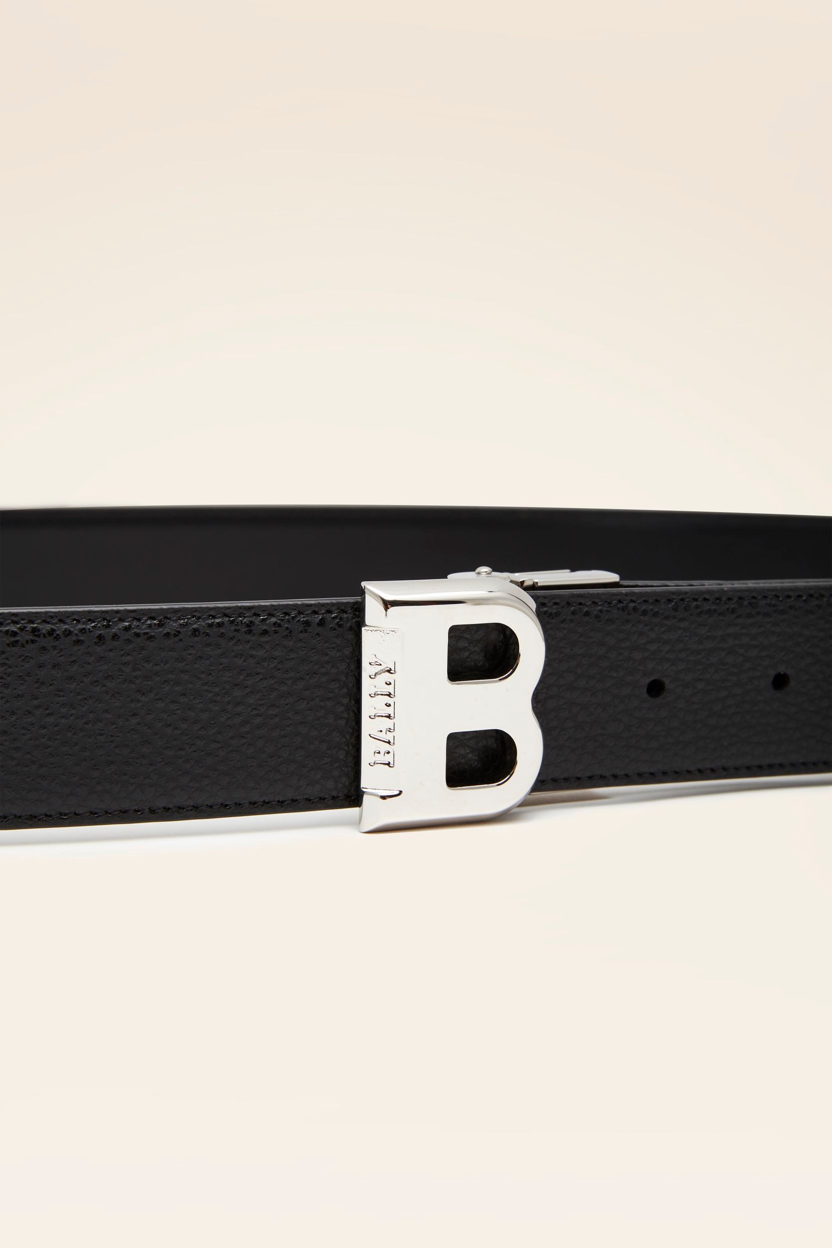 Cintura Regolabile E Reversibile In Pelle Nera - Uomo - Bally - 03