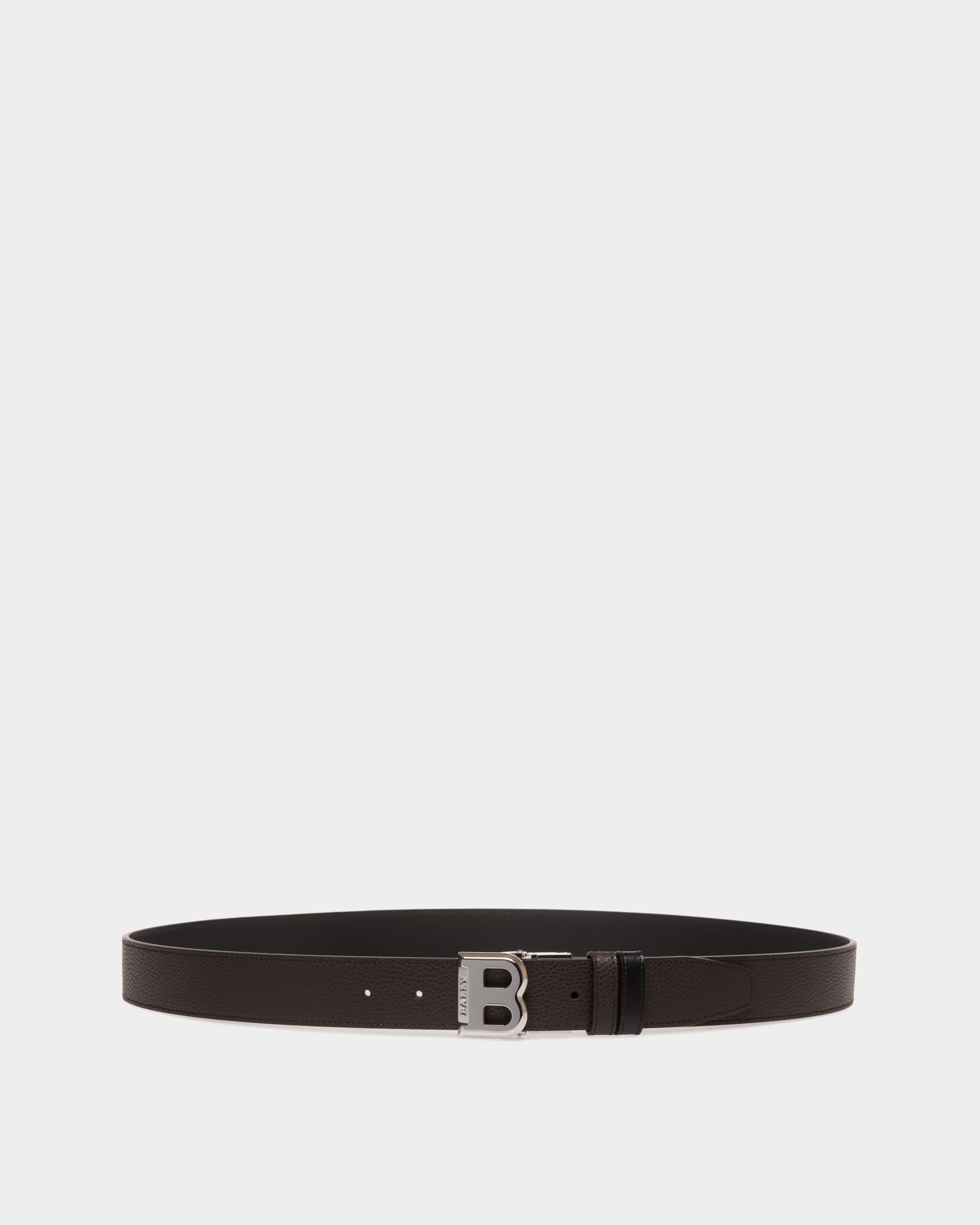 Adjustable-Reversible Belt In Brown Leather - Homme - Bally - 01