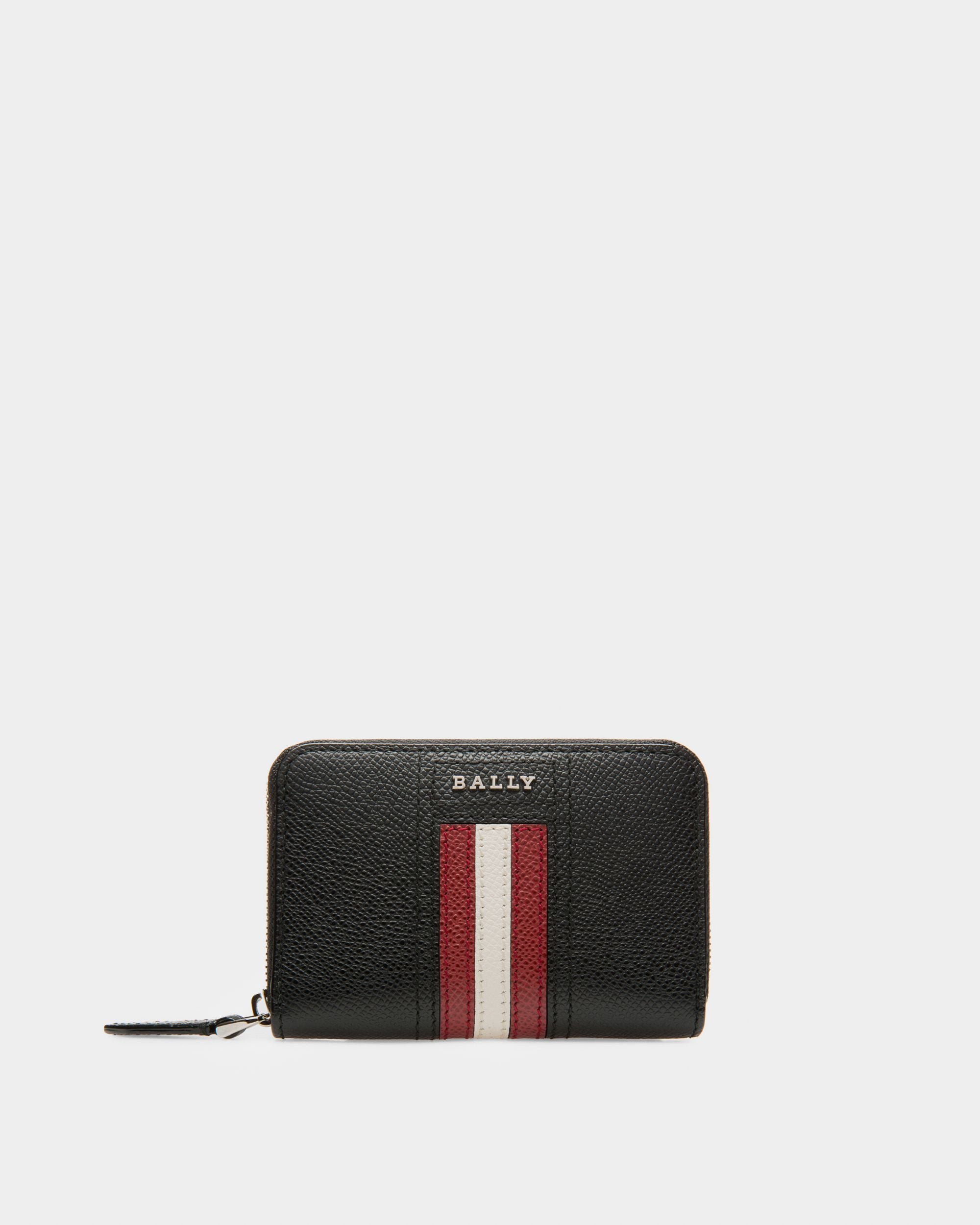 Tivy Portamonete In Pelle Nera - Uomo - Bally - 01