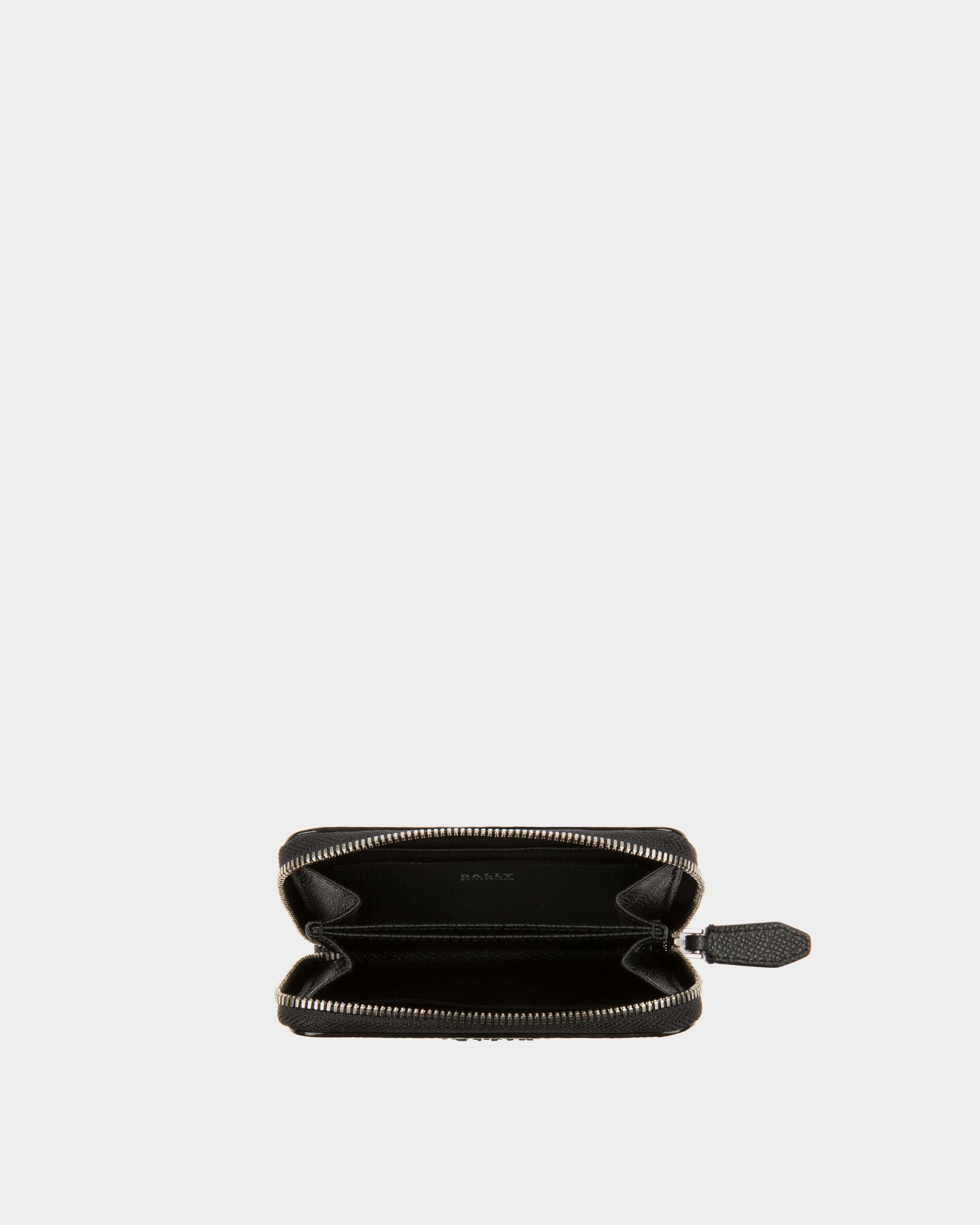 Tivy Portamonete In Pelle Nera - Uomo - Bally - 03