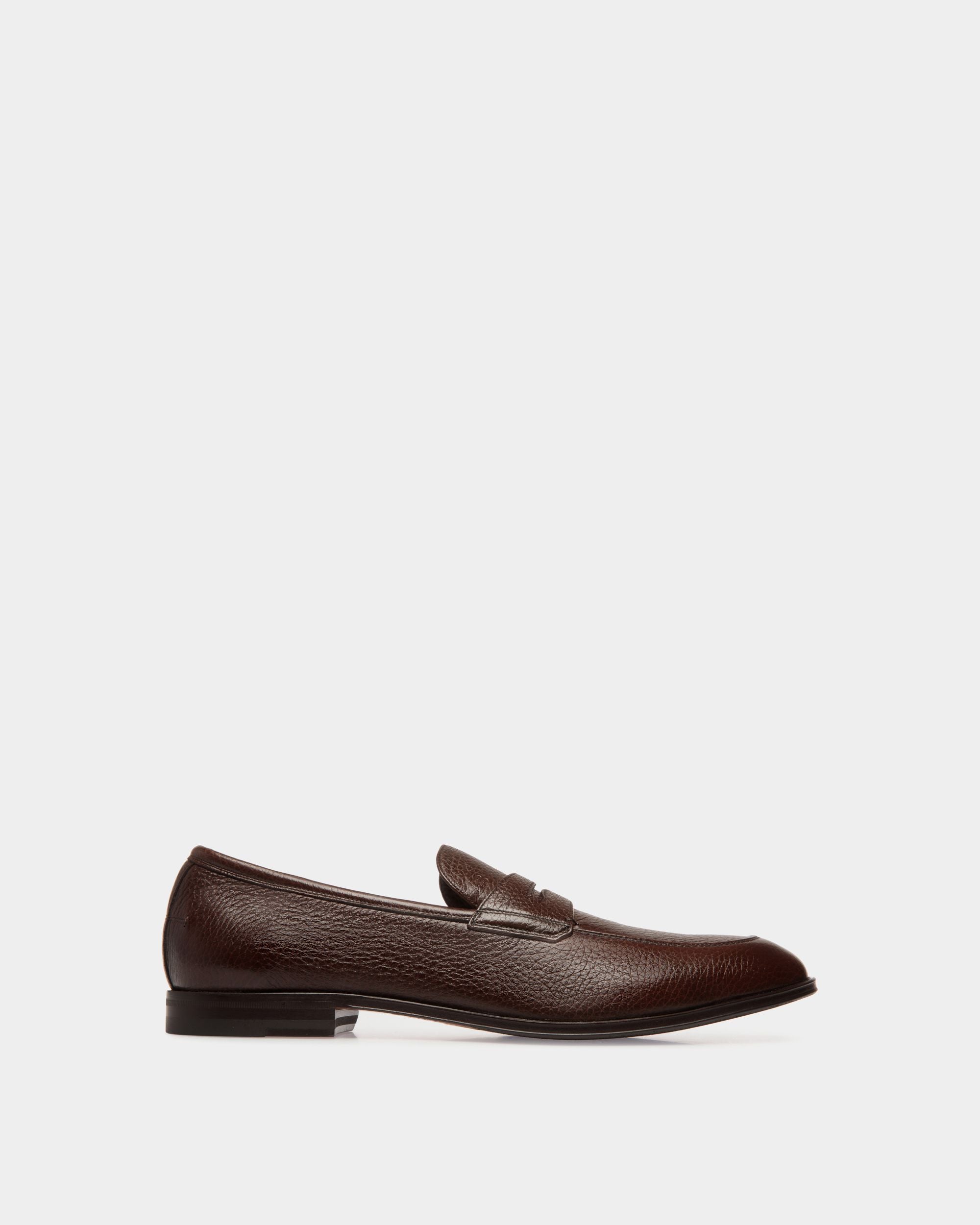 Webb Loafer Aus Braunem Leder - Men's - Bally - 01