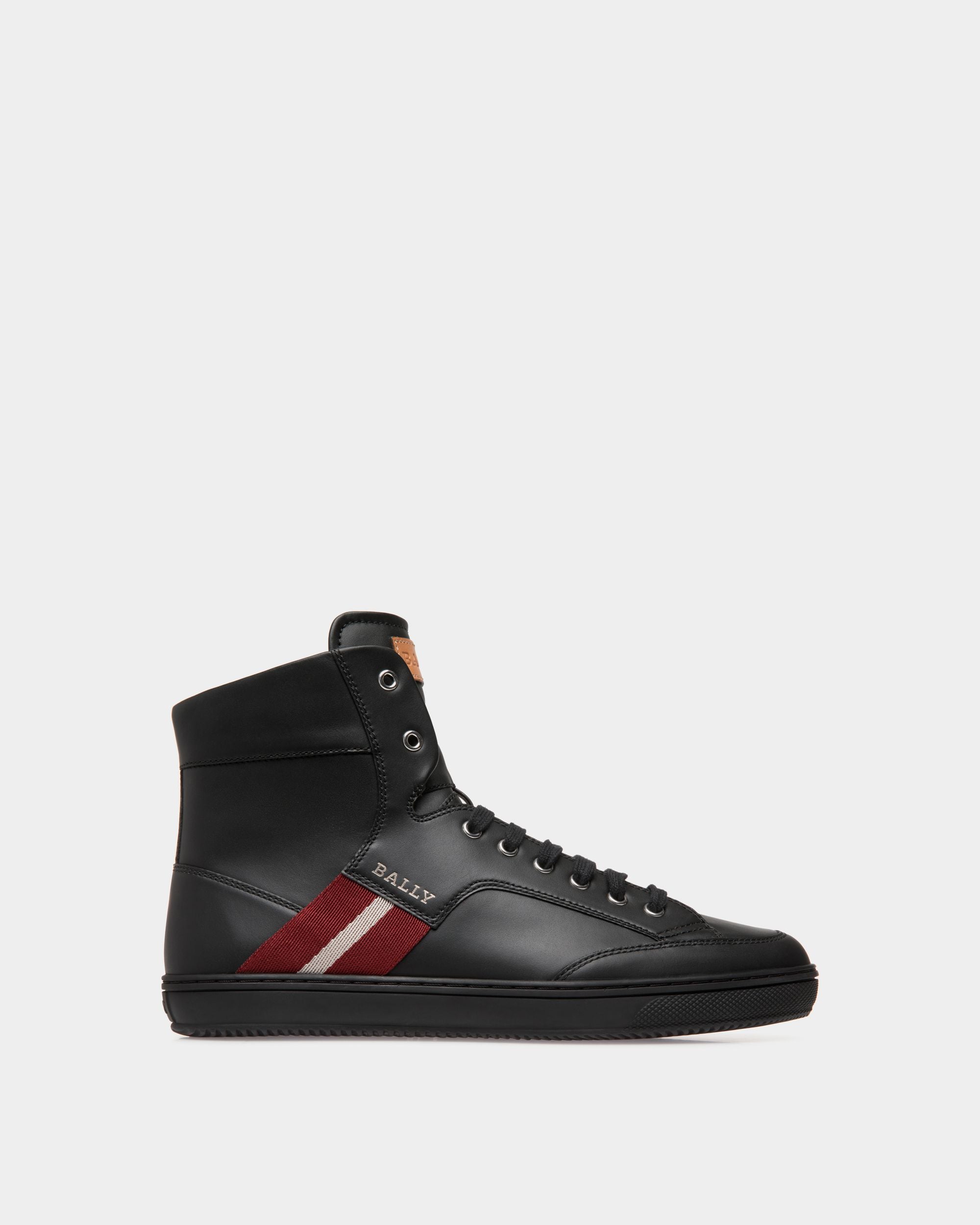 Sneaker In Black Leather - Herren - Bally - 01