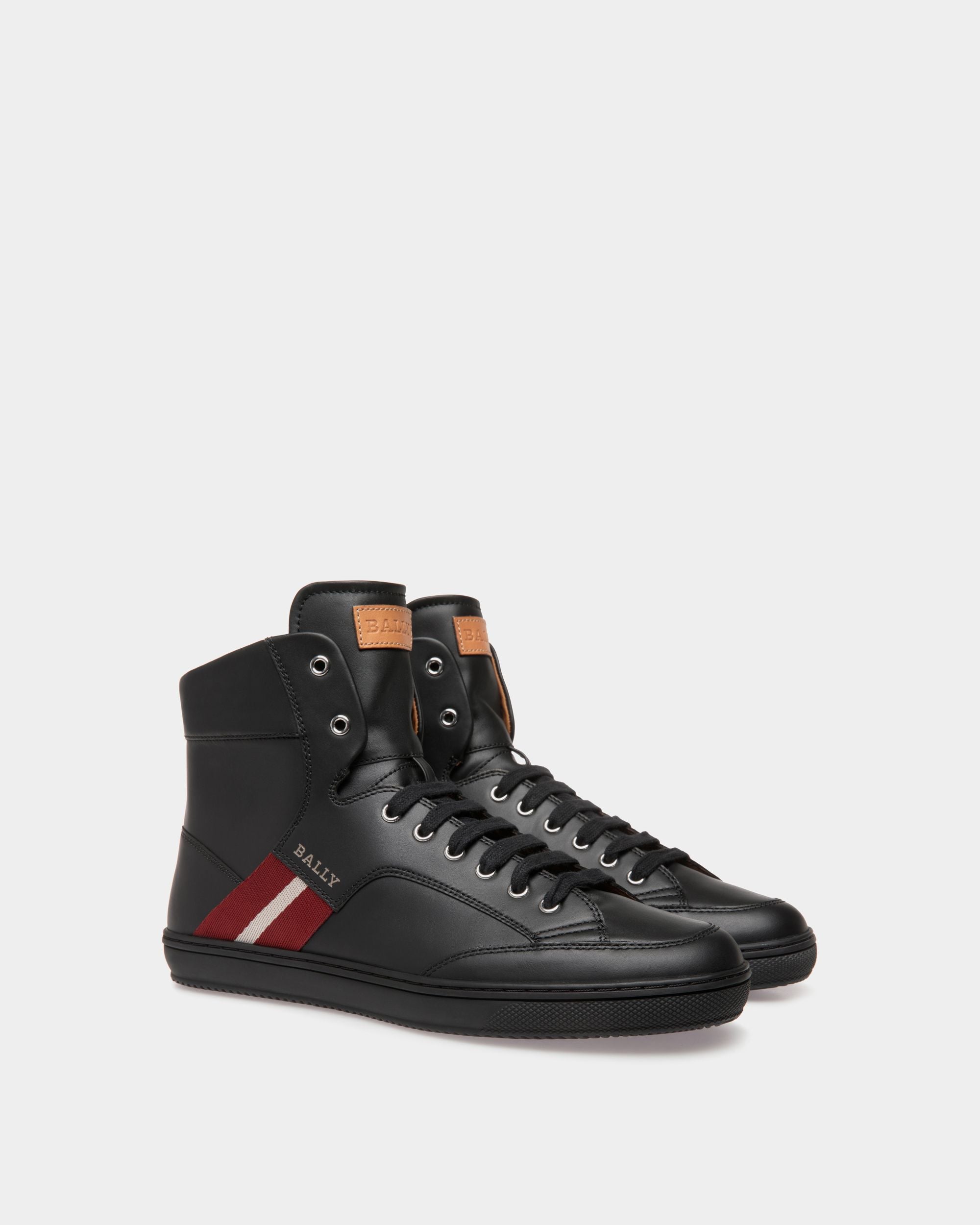 Sneaker In Black Leather - Herren - Bally - 02