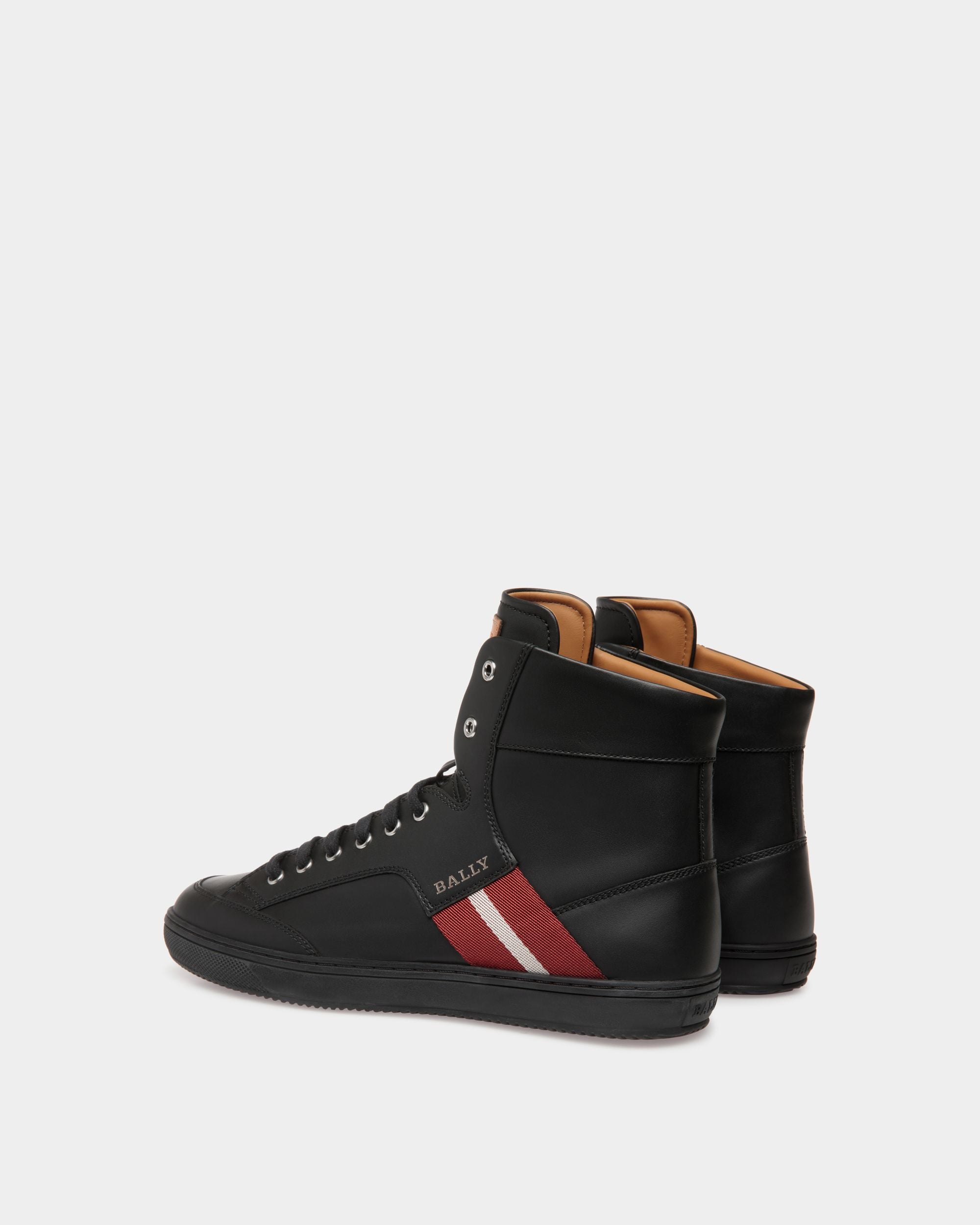 Sneaker In Black Leather - Herren - Bally - 03