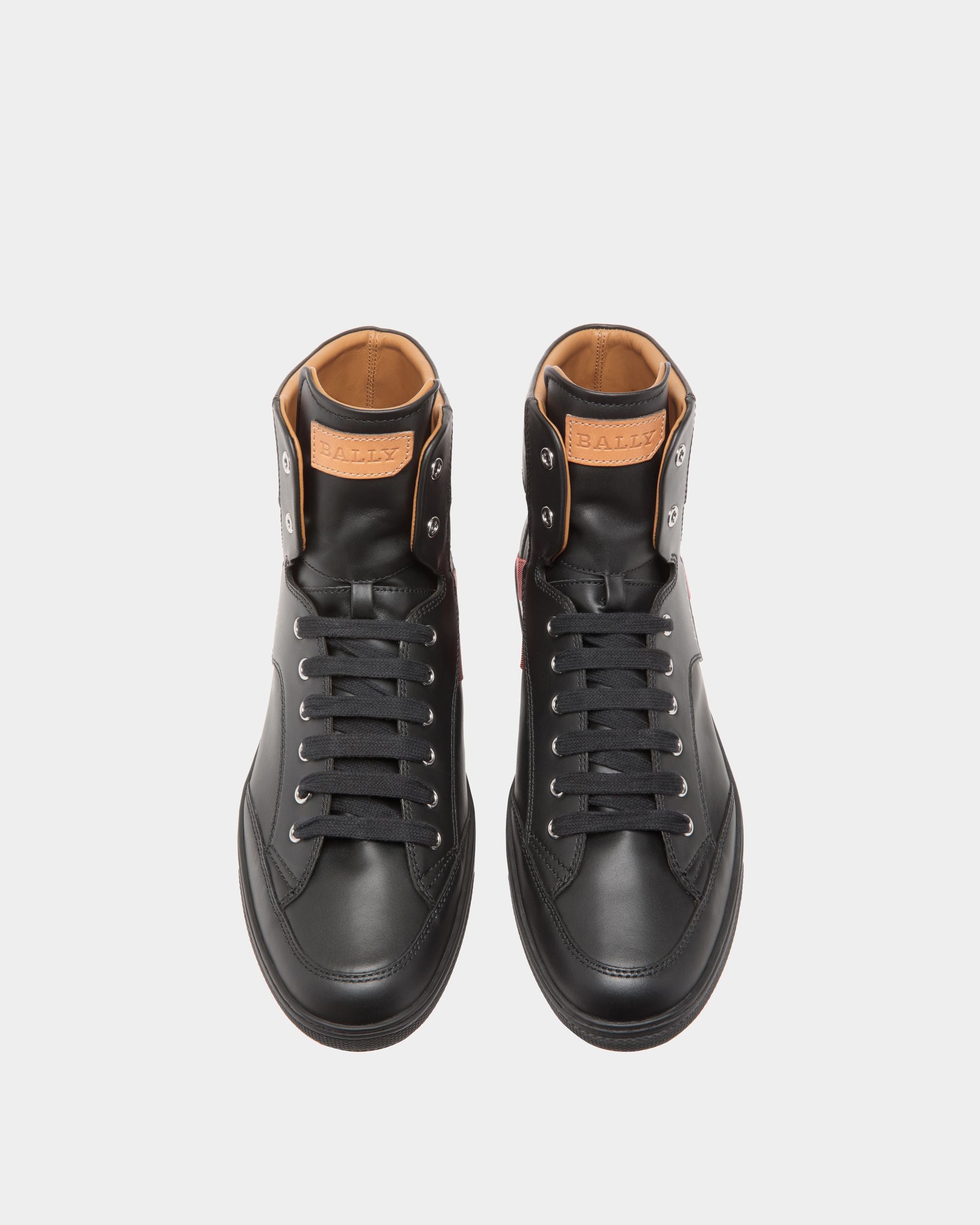 Sneaker In Black Leather - Herren - Bally - 04