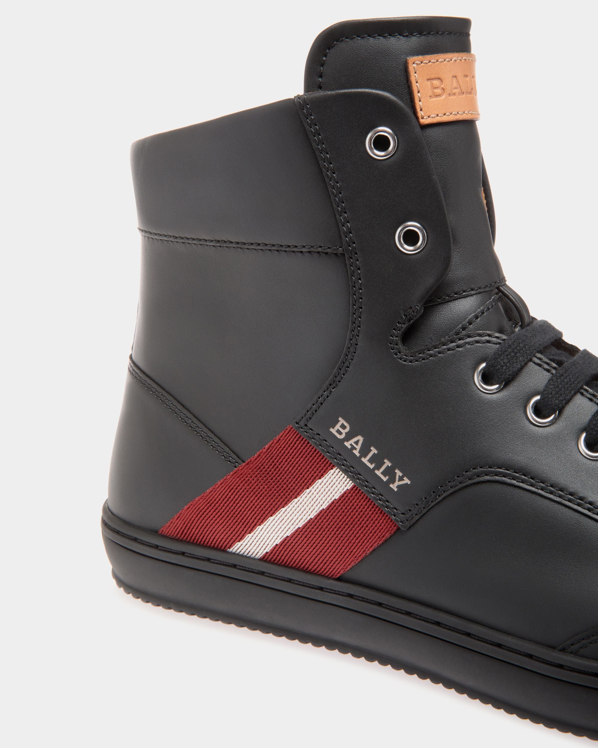 Sneaker In Black Leather - Herren - Bally - 05