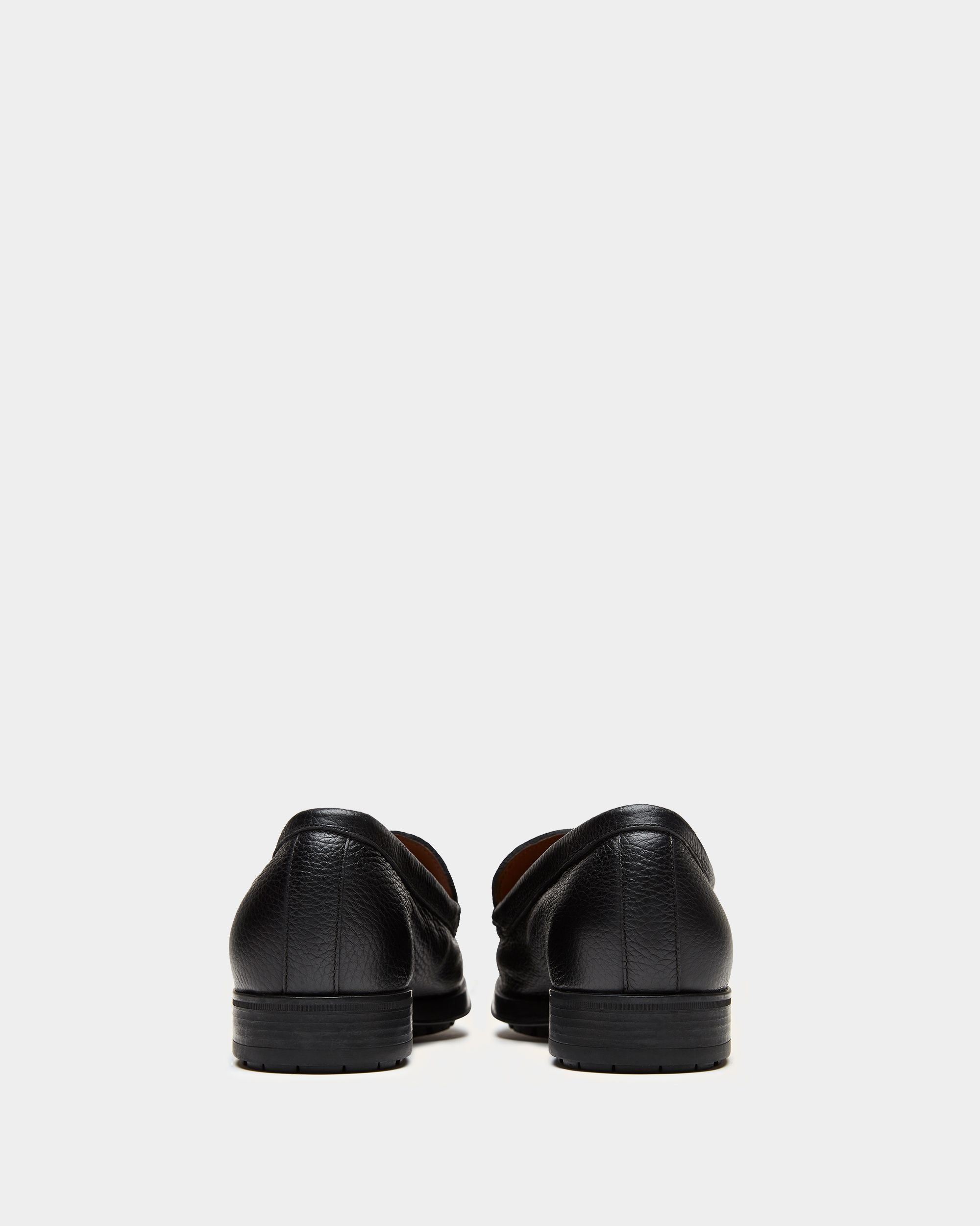 Mocassino In Pelle Granata Nera - Uomo - Bally - 02