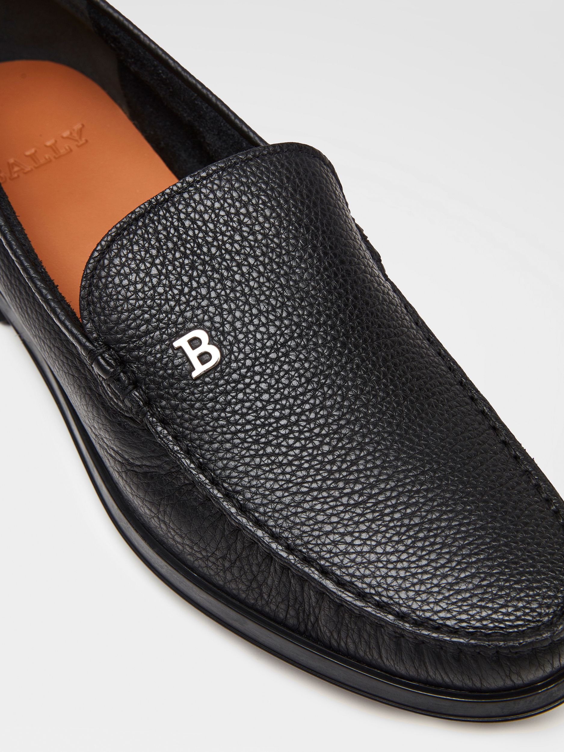 Mocassino In Pelle Granata Nera - Uomo - Bally - 04