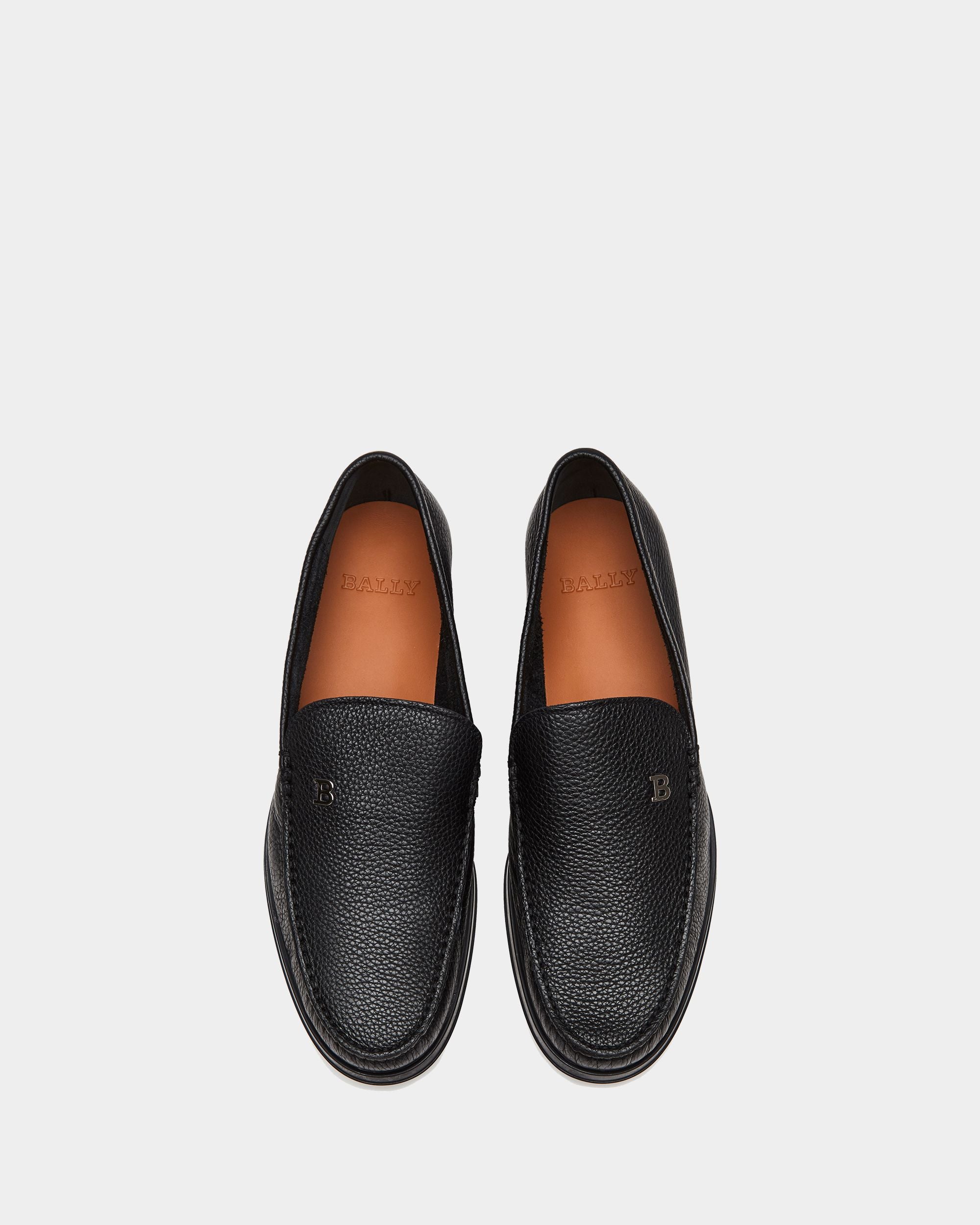 Mocassino In Pelle Granata Nera - Uomo - Bally - 05