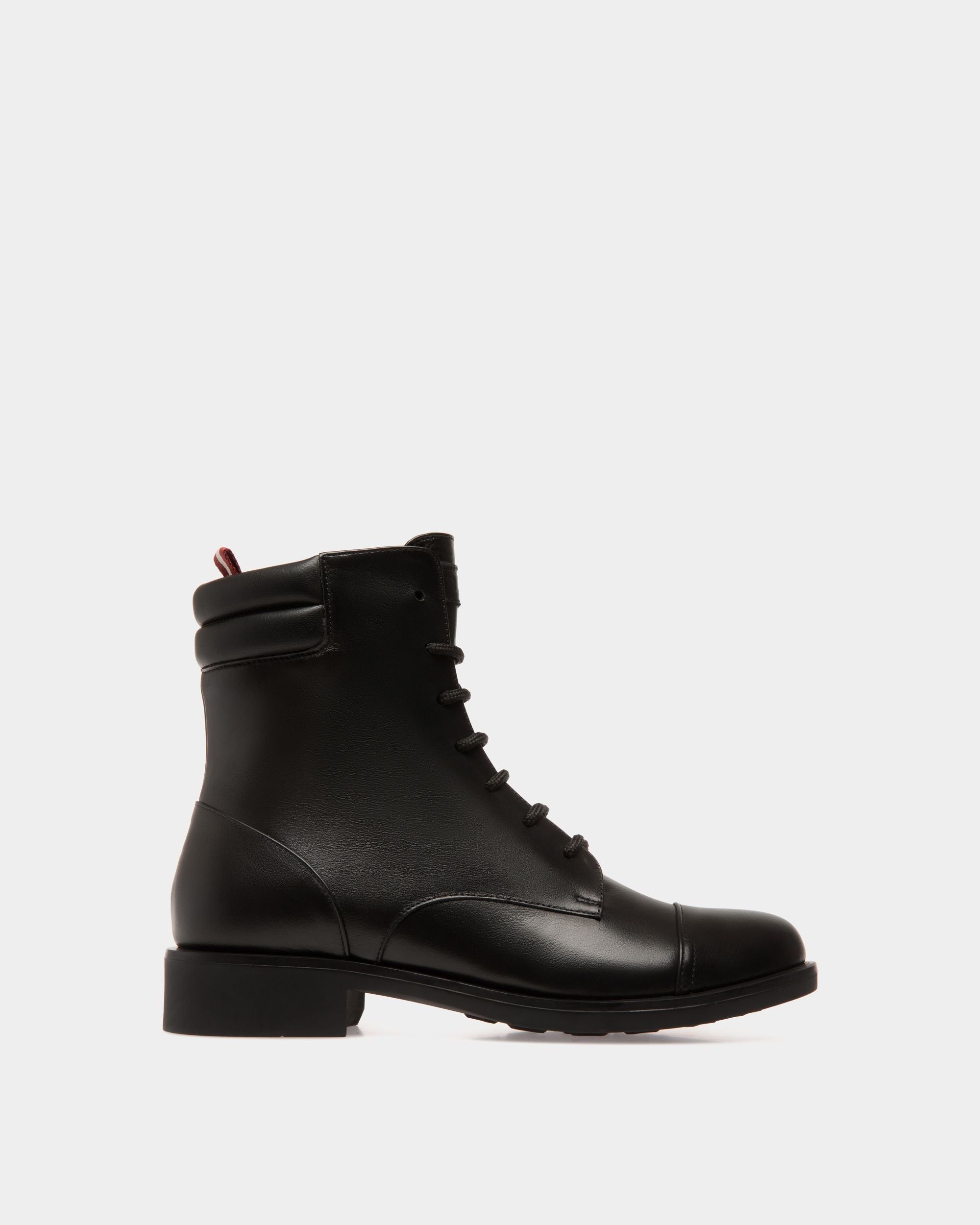 Bottine En Cuir Noir - Femme - Bally - 01