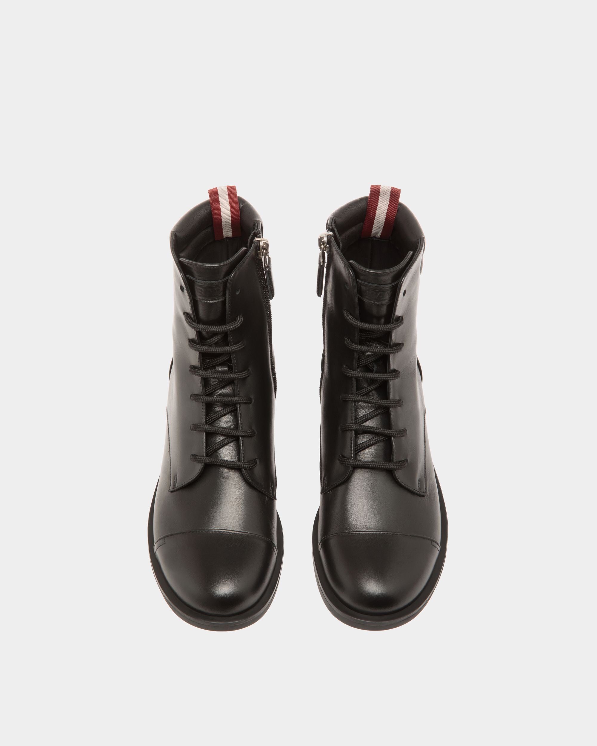 Bottine En Cuir Noir - Femme - Bally - 04