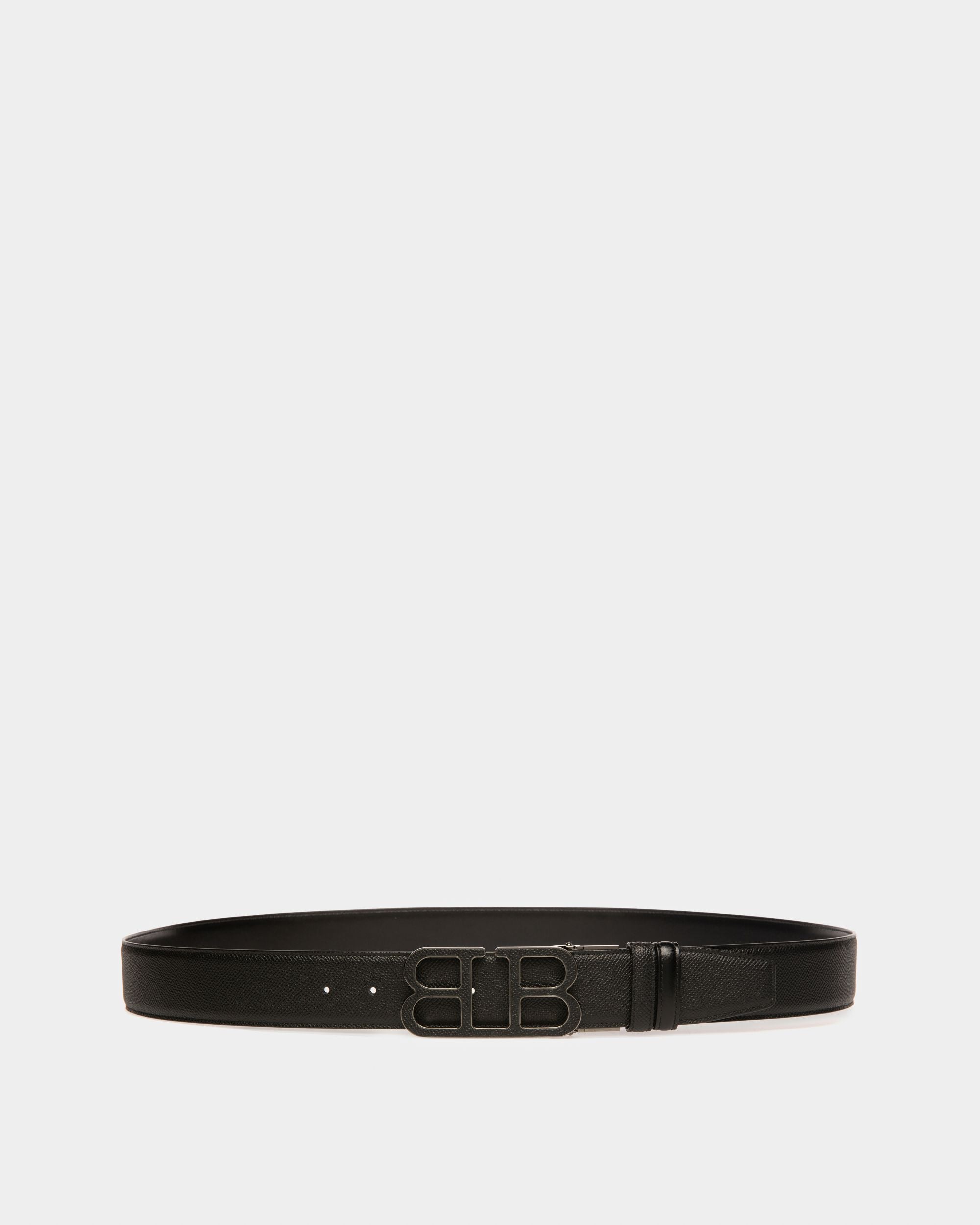 Britt Ceinture 40 Mm En Cuir Noir - Homme - Bally - 02