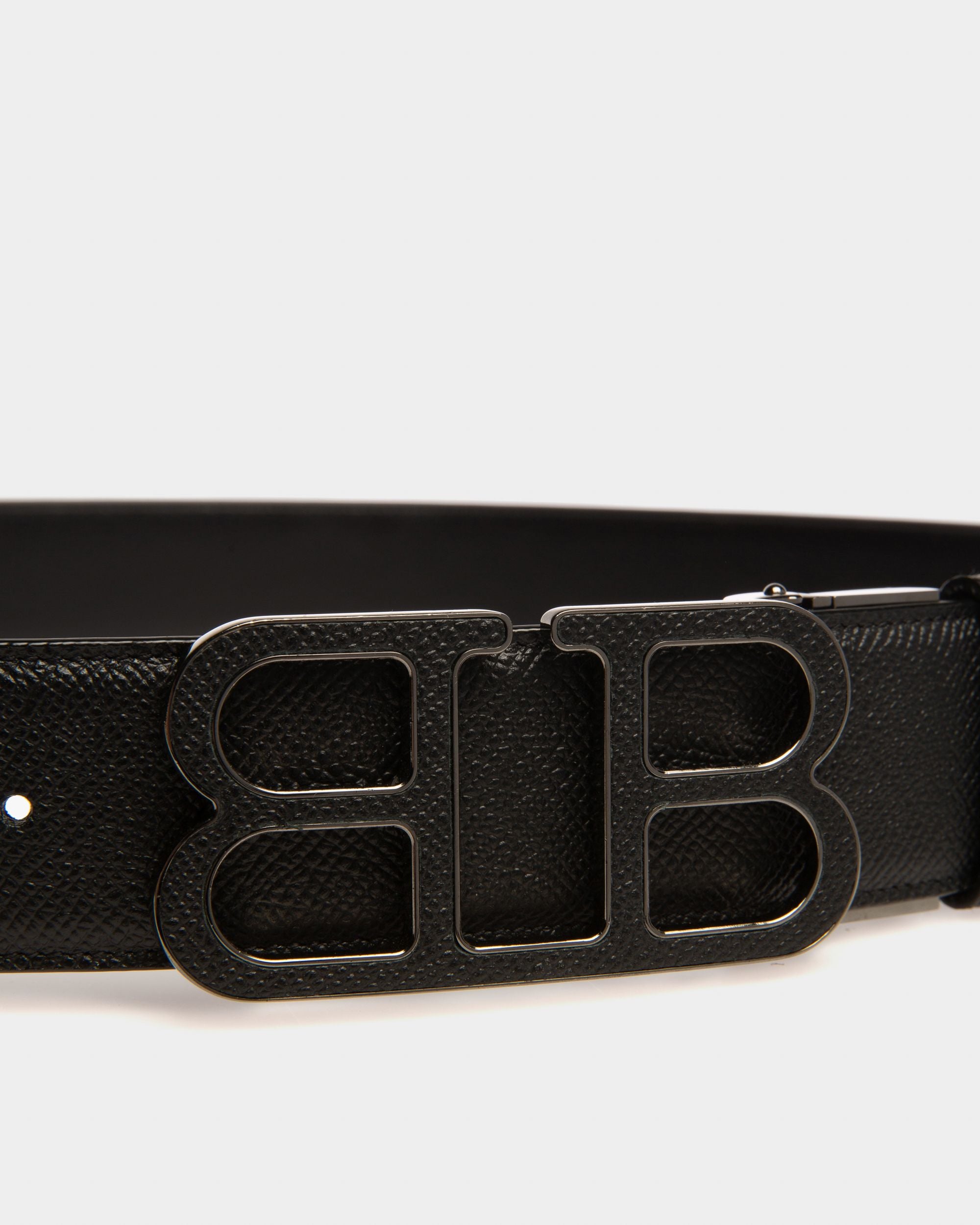 Britt Ceinture 40 Mm En Cuir Noir - Homme - Bally - 04