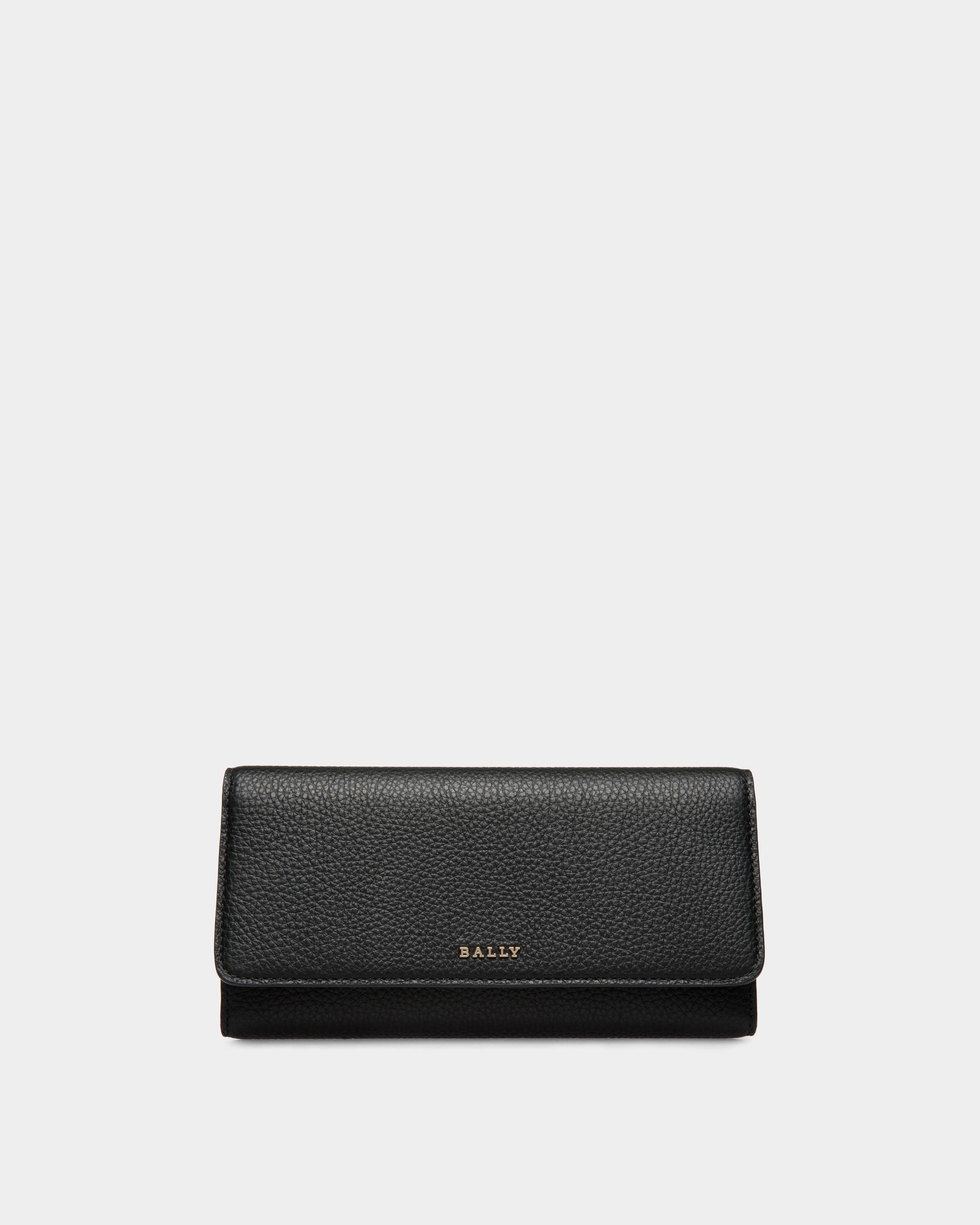 Wallet In Black Leather - Femme - Bally - 01