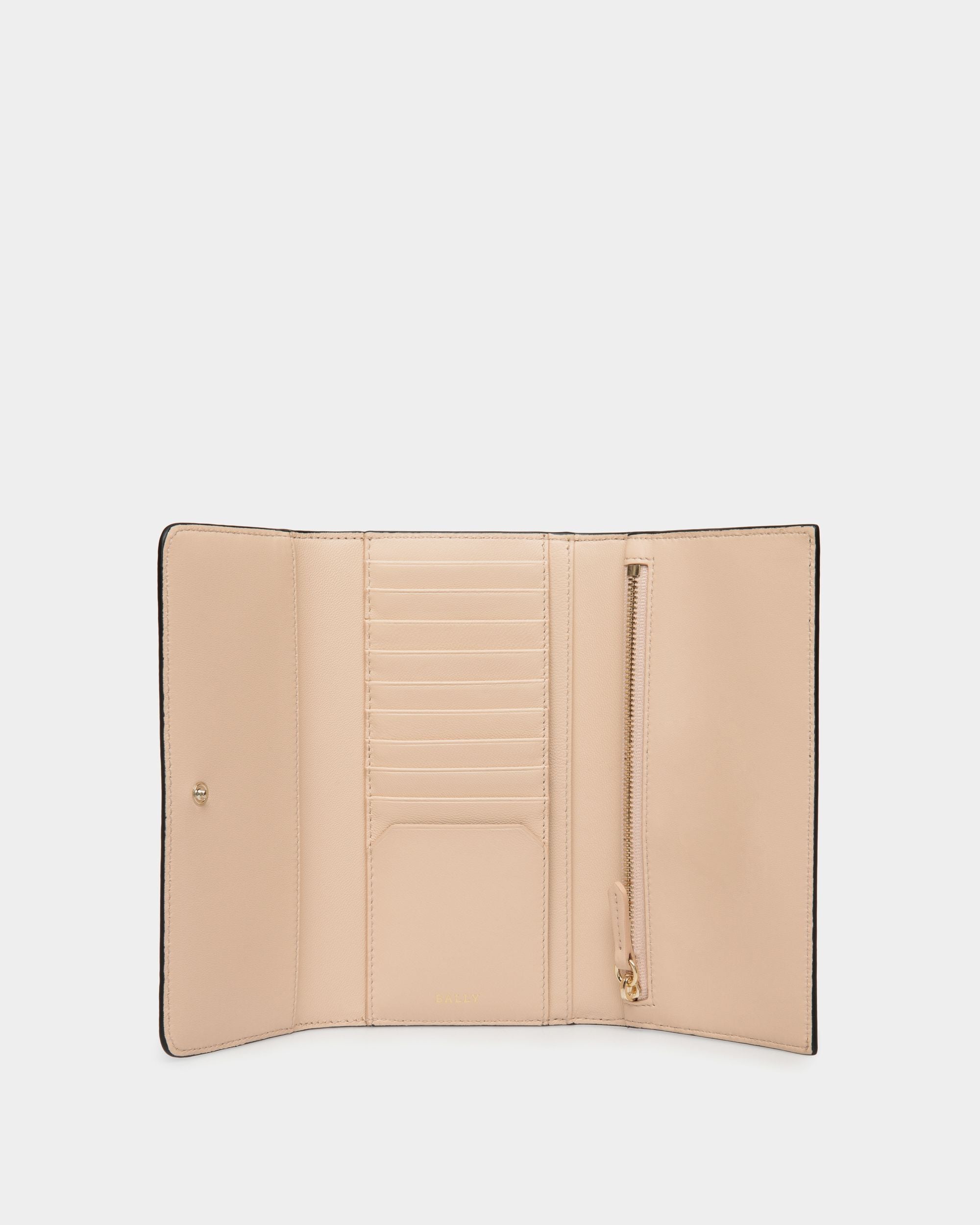 Wallet In Black Leather - Femme - Bally - 03