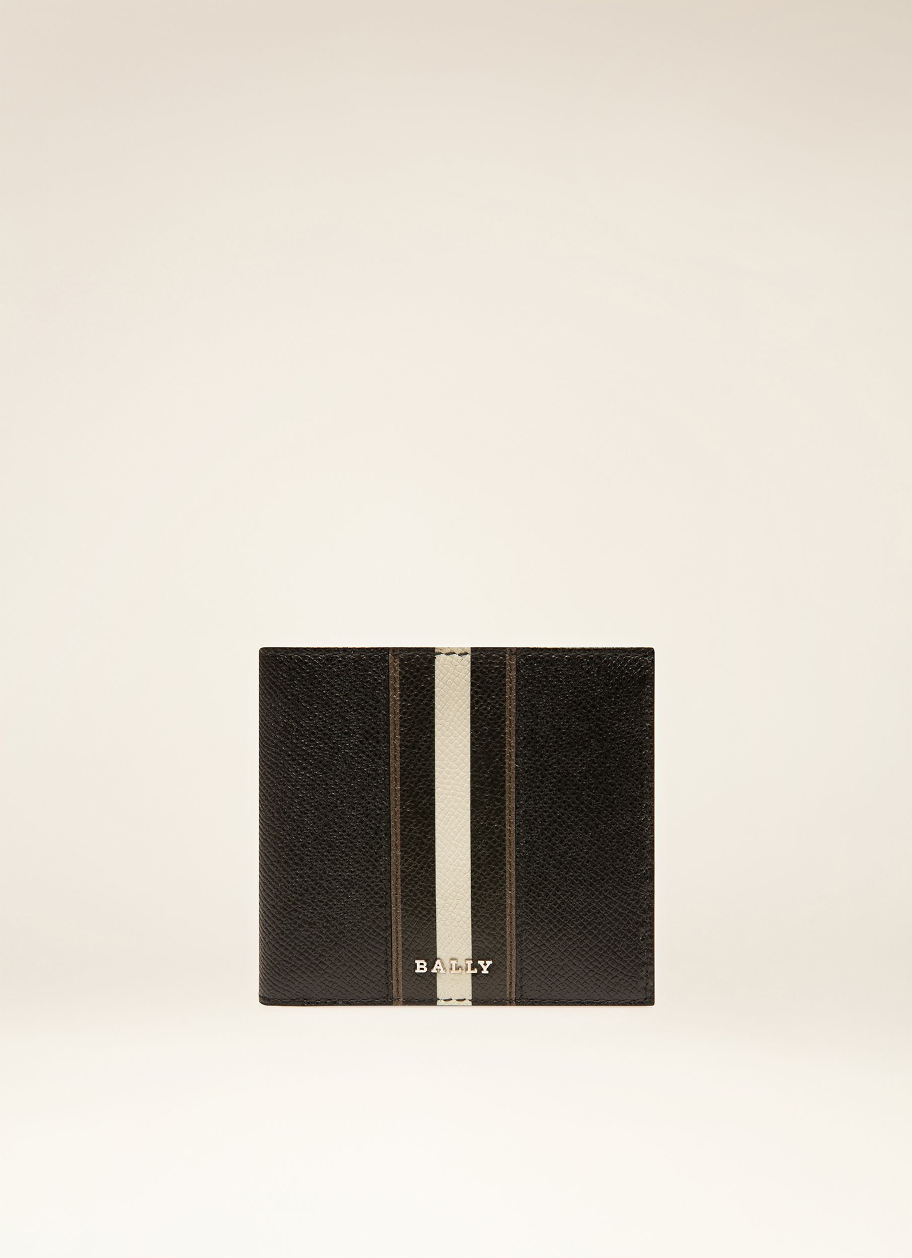 Brasai Portefeuille En Cuir Noir - Homme - Bally - 01