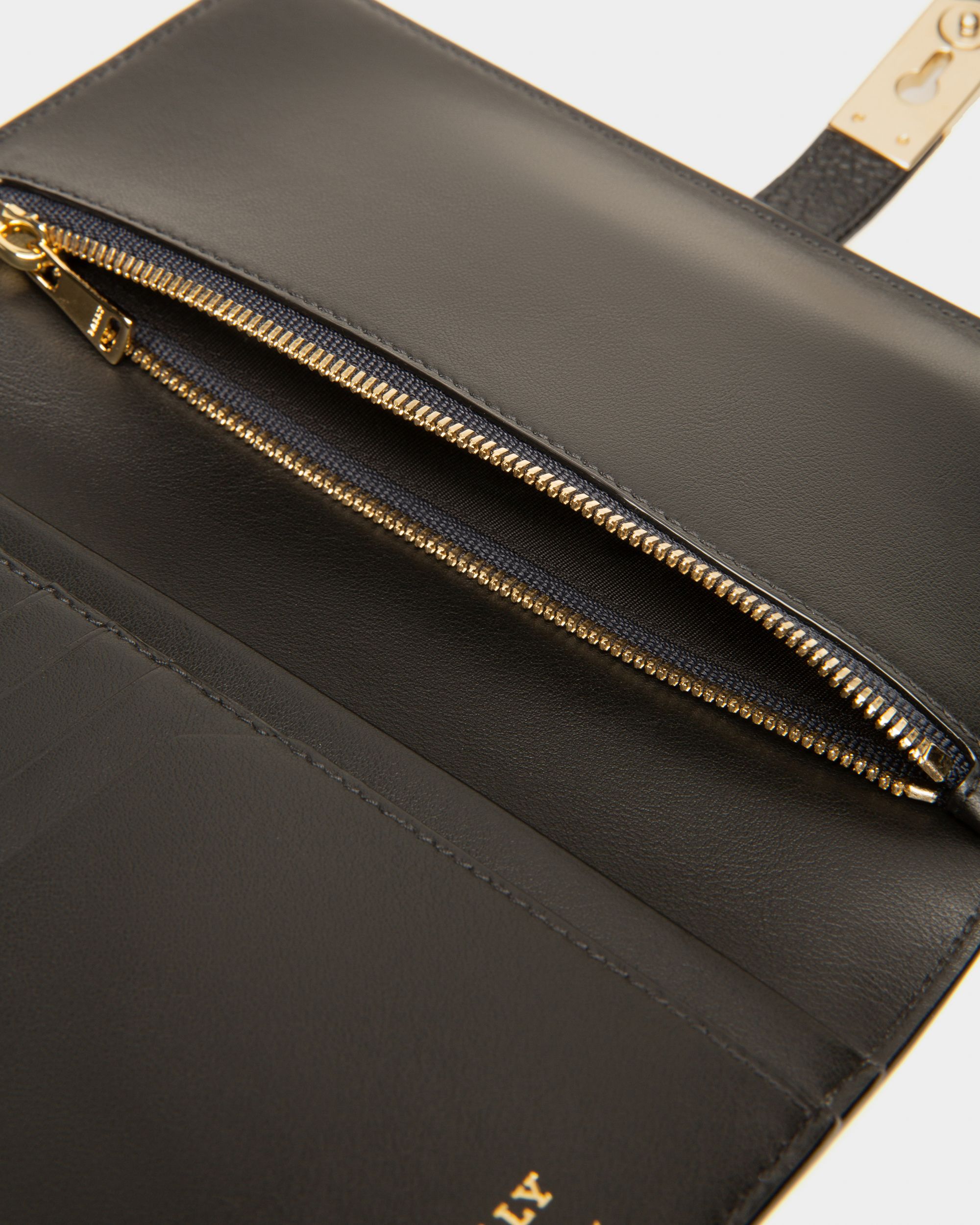 Amy Brieftasche Aus Schwarzem Leder - Damen - Bally - 04