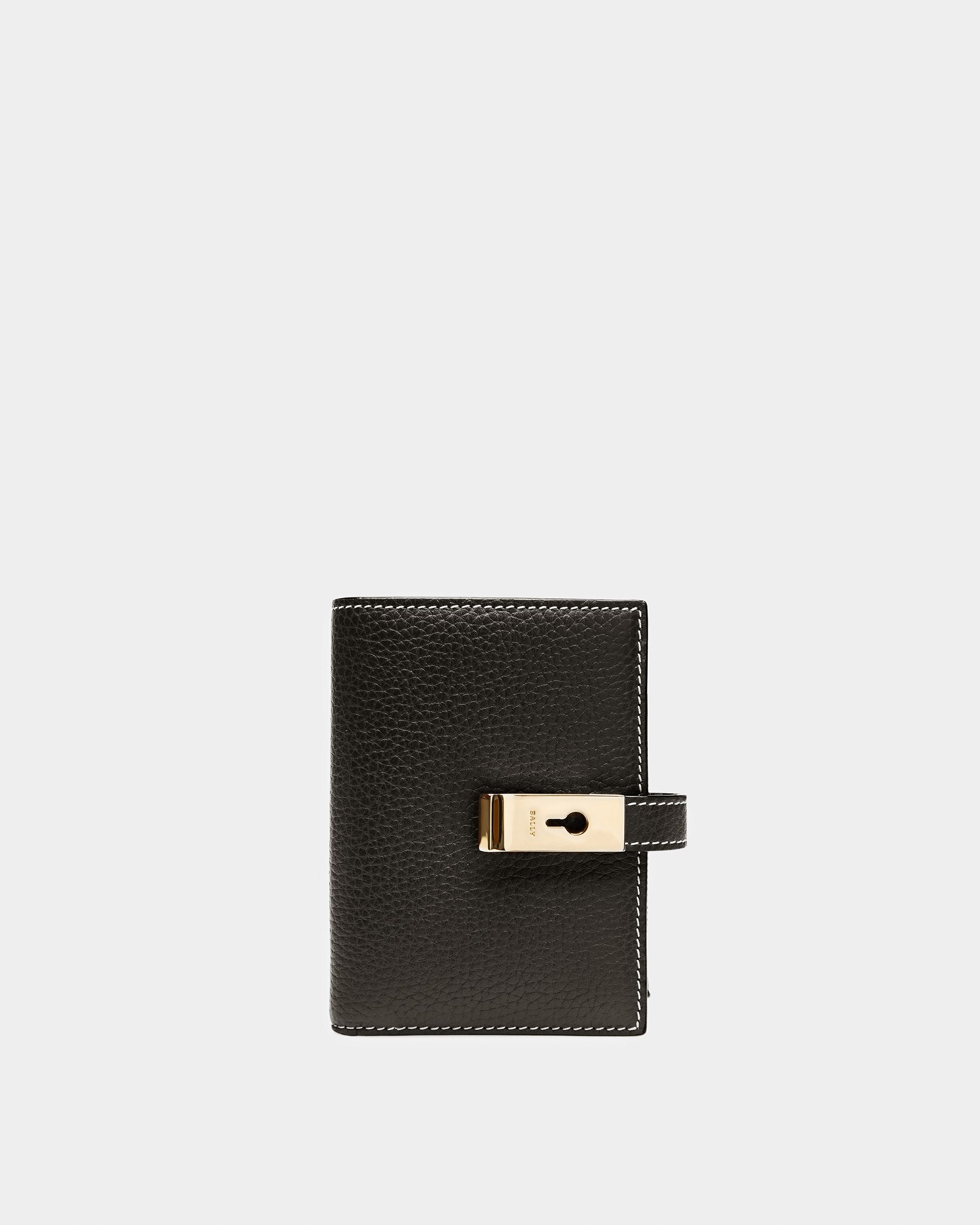 Assen Porte-Cartes En Cuir Noir - Femme - Bally - 01