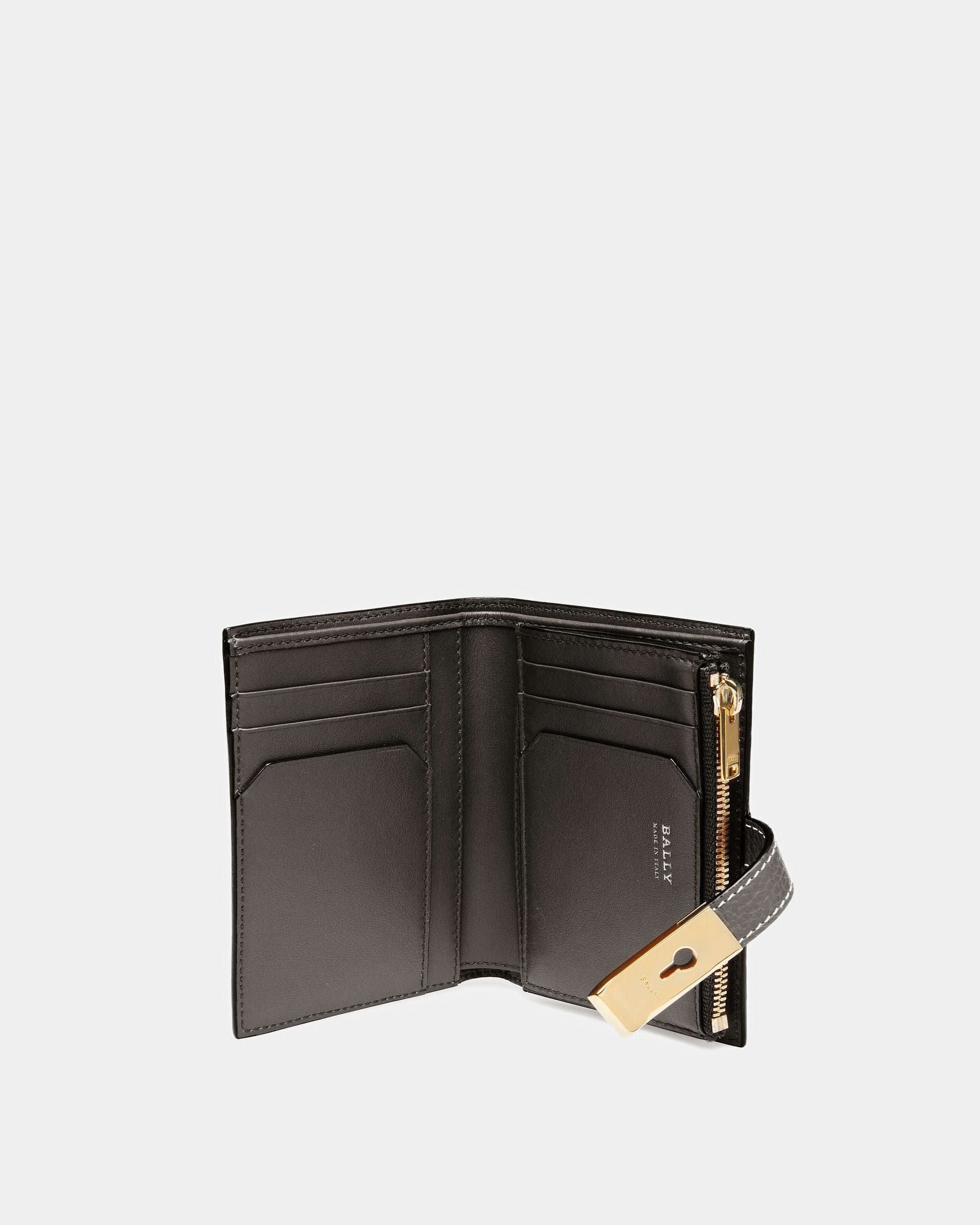 Assen Porte-Cartes En Cuir Noir - Femme - Bally - 03