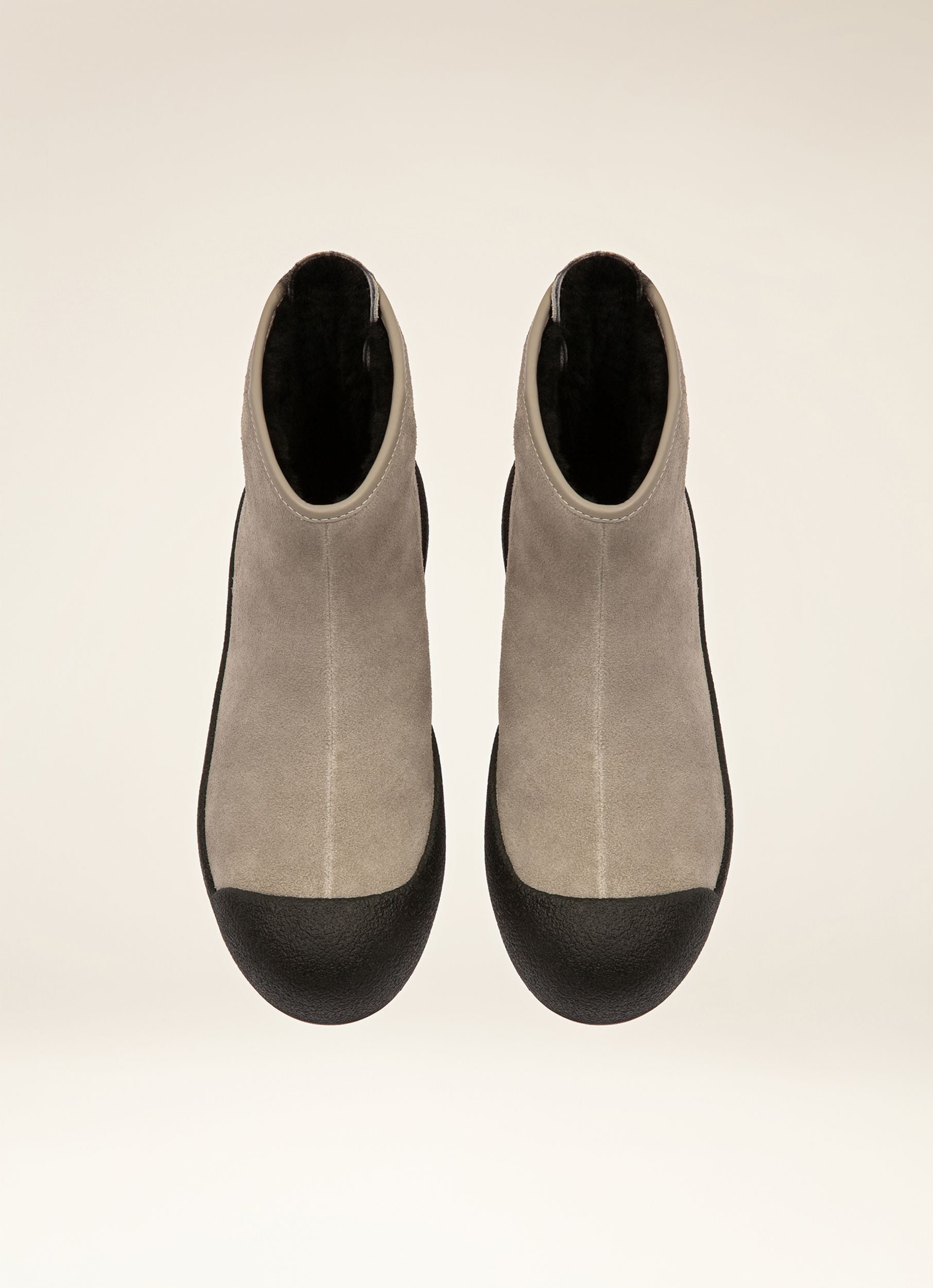 Botte Curling En Daim Gris - Femme - Bally - 04
