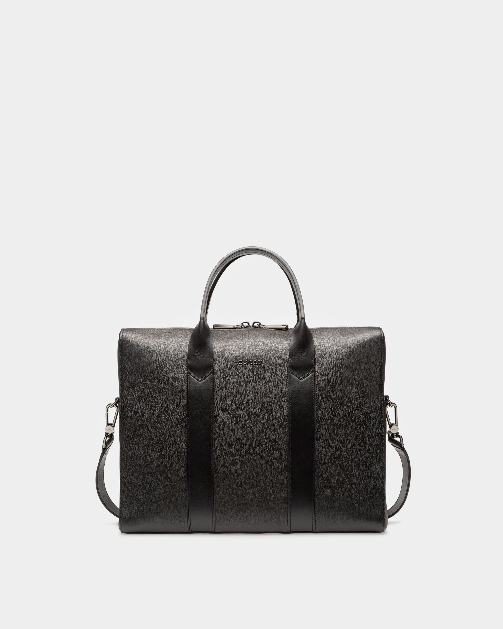 Elter Business Bag Aus Leder In Schwarz - Herren - Bally - 01