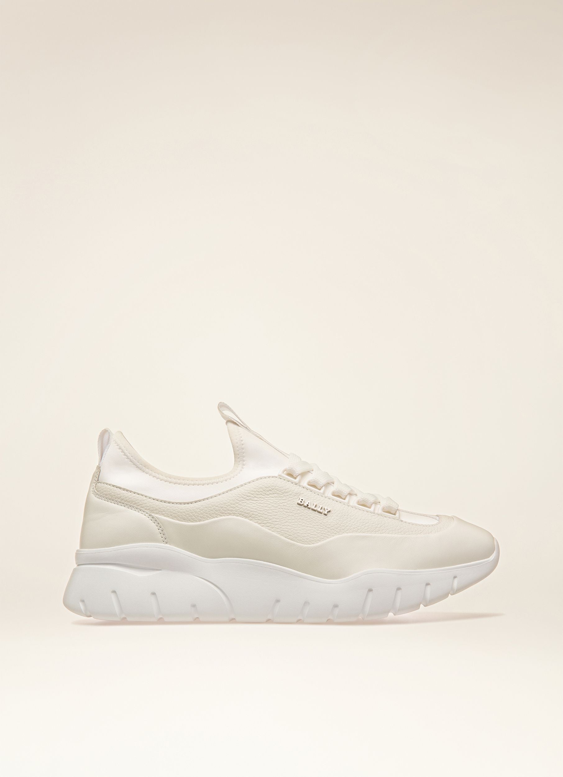 Bikki Sneaker Aus Weissem Leder - Herren - Bally - 01