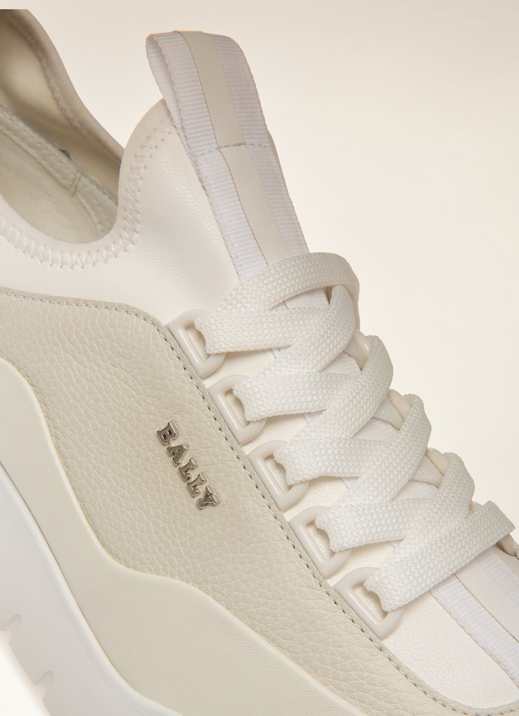 Bikki Sneaker Aus Weissem Leder - Herren - Bally - 02
