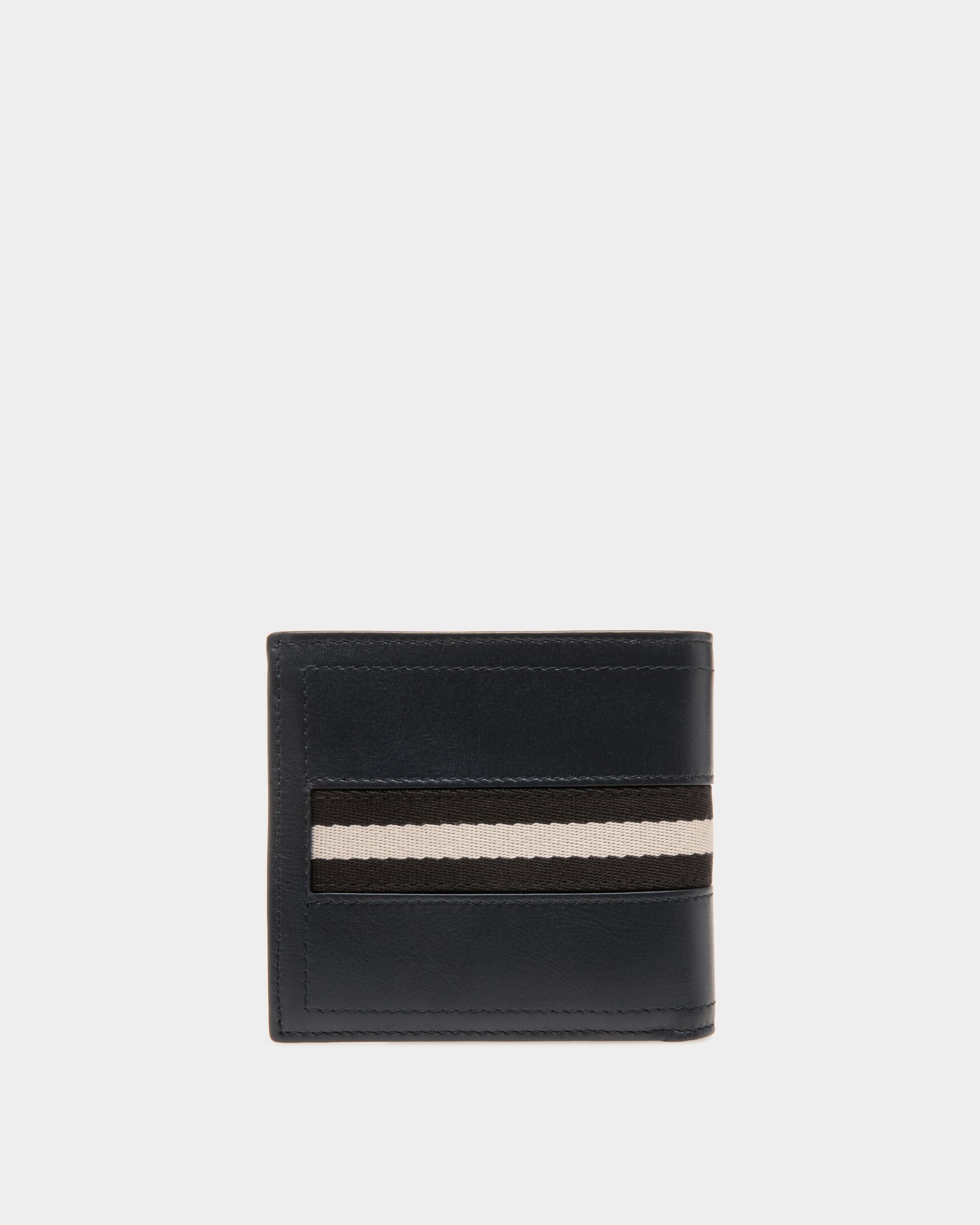 Coin Wallet In Blue Leather - Herren - Bally - 02