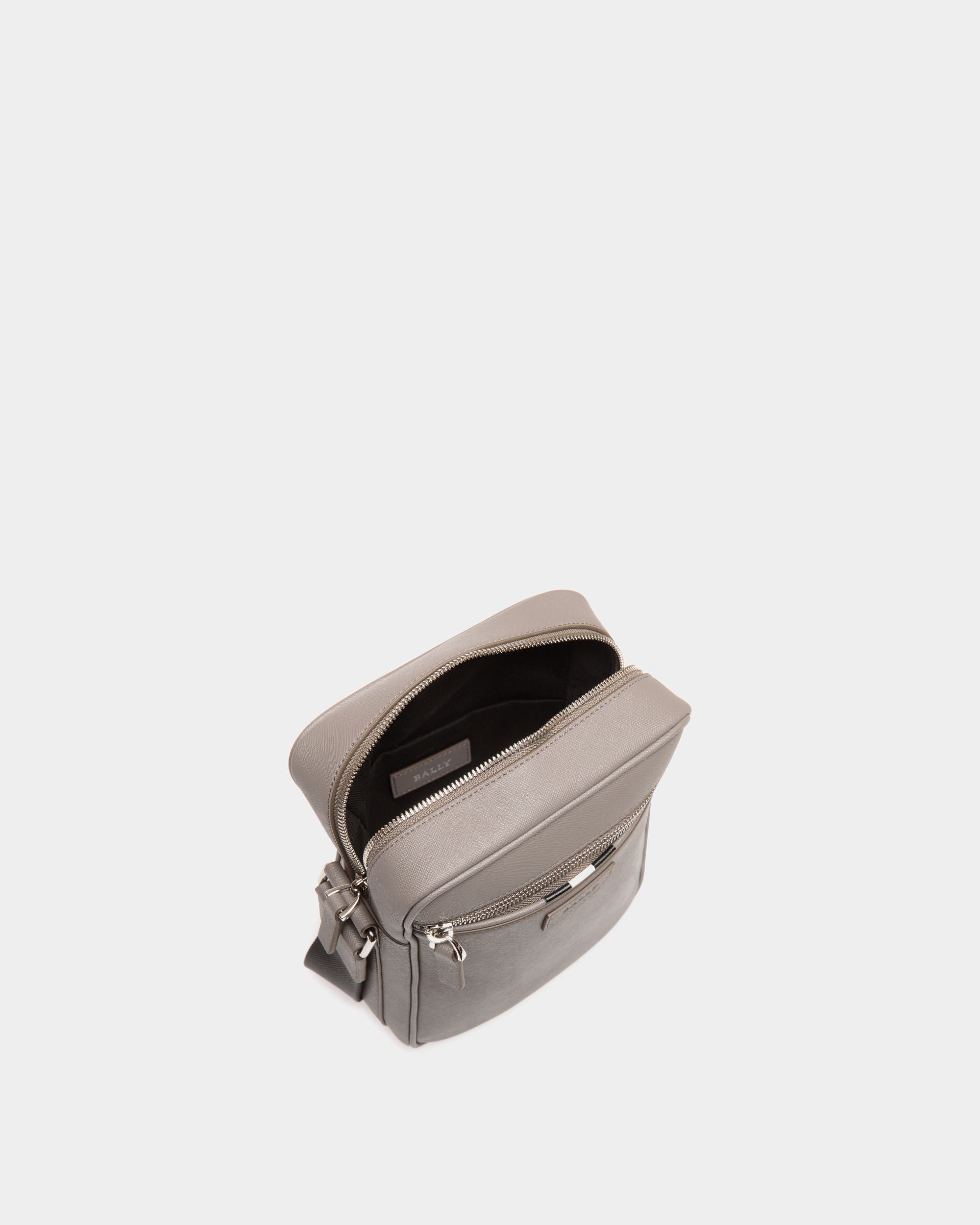 Cross Body In Grey Bovine Split - Homme - Bally - 04