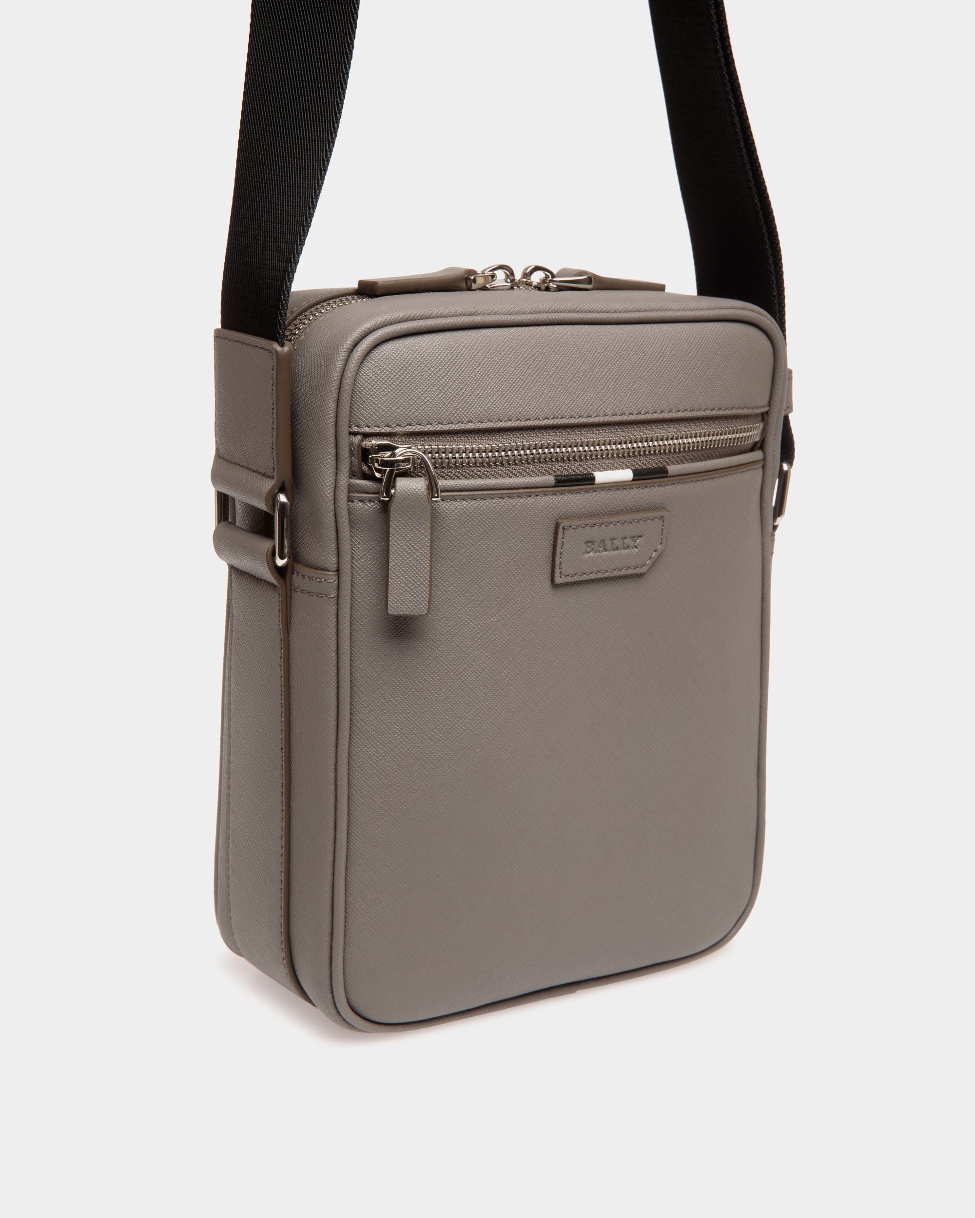 Cross Body In Grey Bovine Split - Homme - Bally - 05