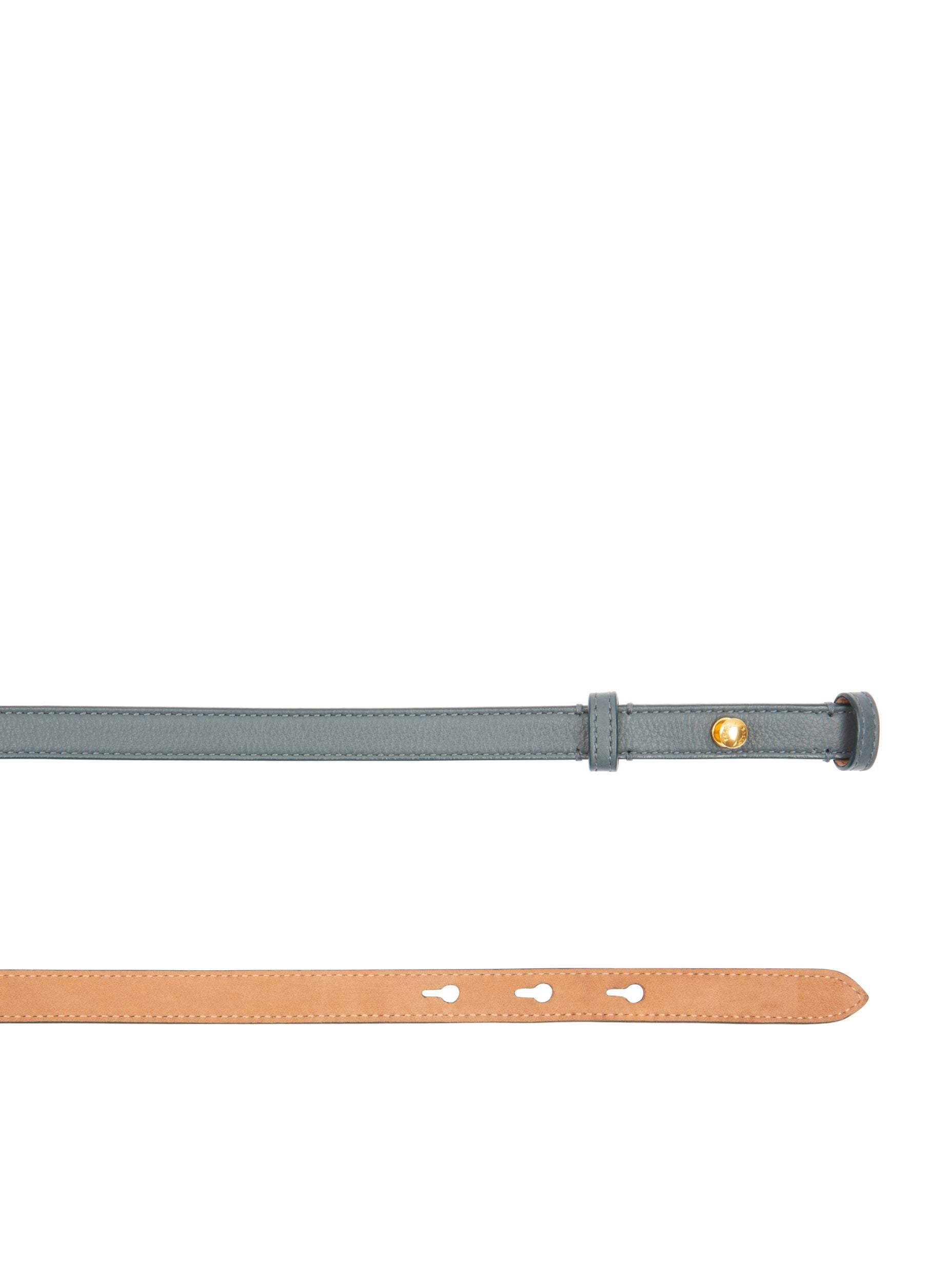 Vestige 15 Mm Breiter Gürtel Aus Blauem Leder - Damen - Bally - 02