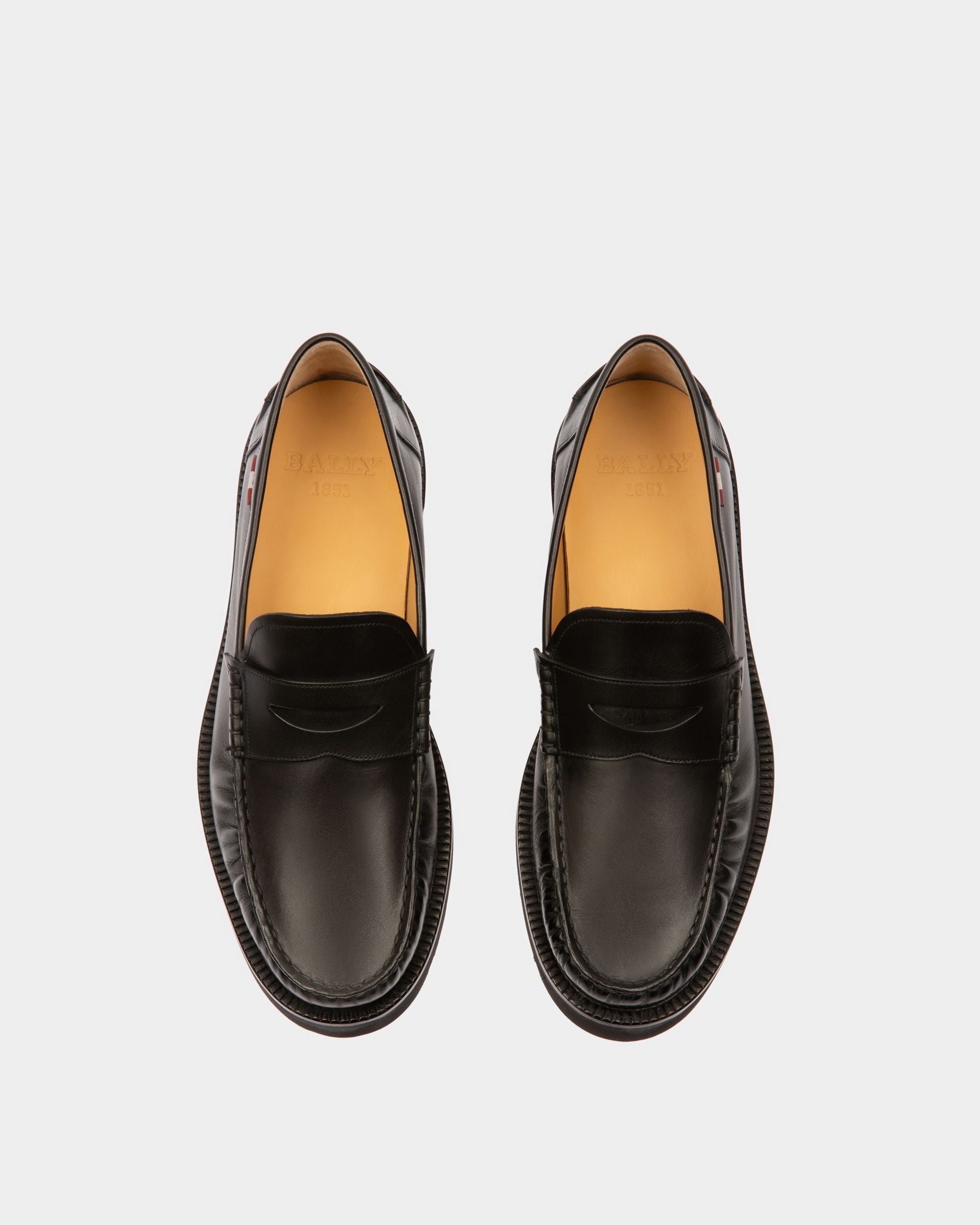 Noah Mocassins En Cuir Noir - Homme - Bally - 02