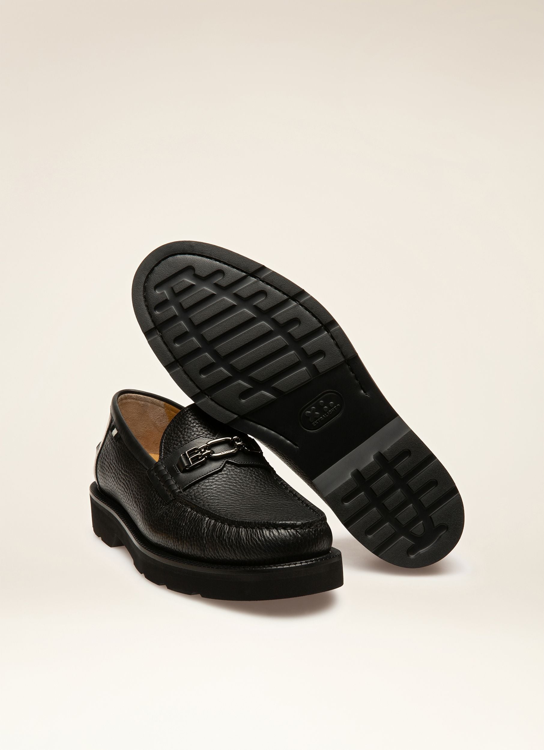 Nottingham Loafer Aus Genarbtem Leder In Schwarz - Herren - Bally - 05