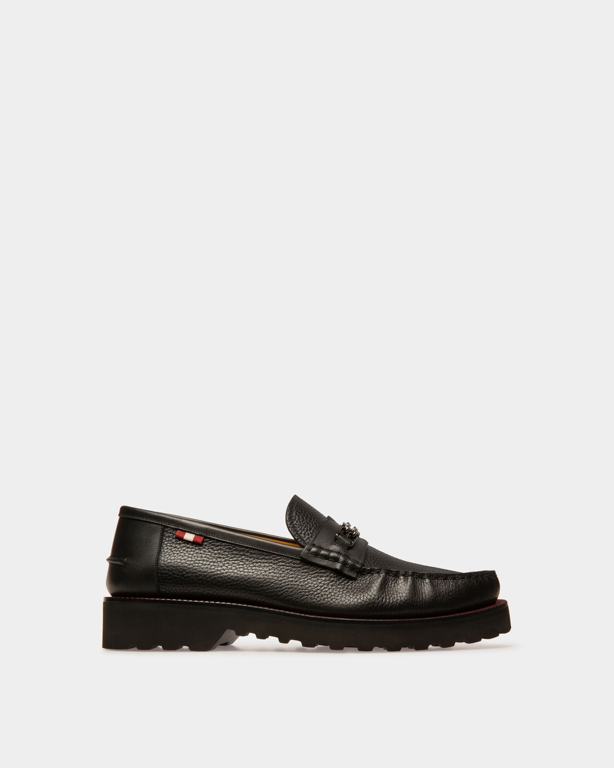 Norrison Mokassins Aus Schwarzem Leder - Herren - Bally - 01