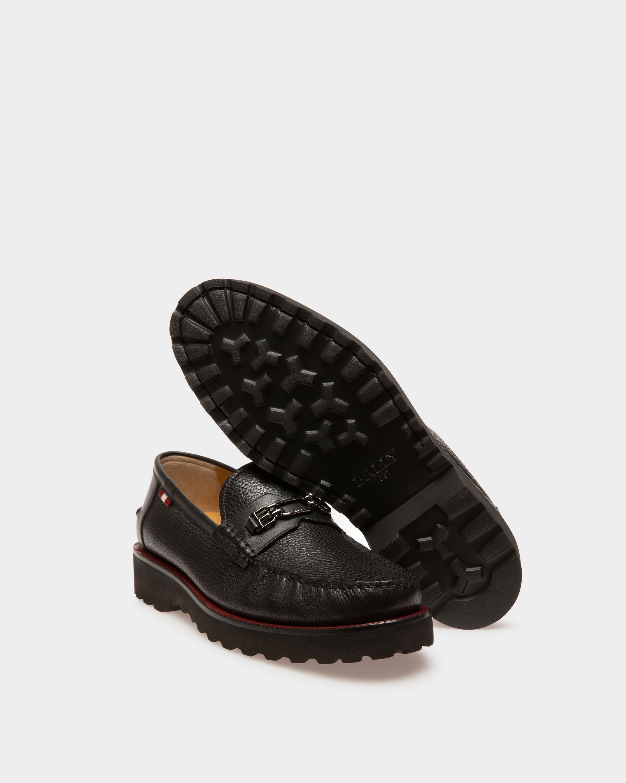 Norrison Mokassins Aus Schwarzem Leder - Herren - Bally - 02