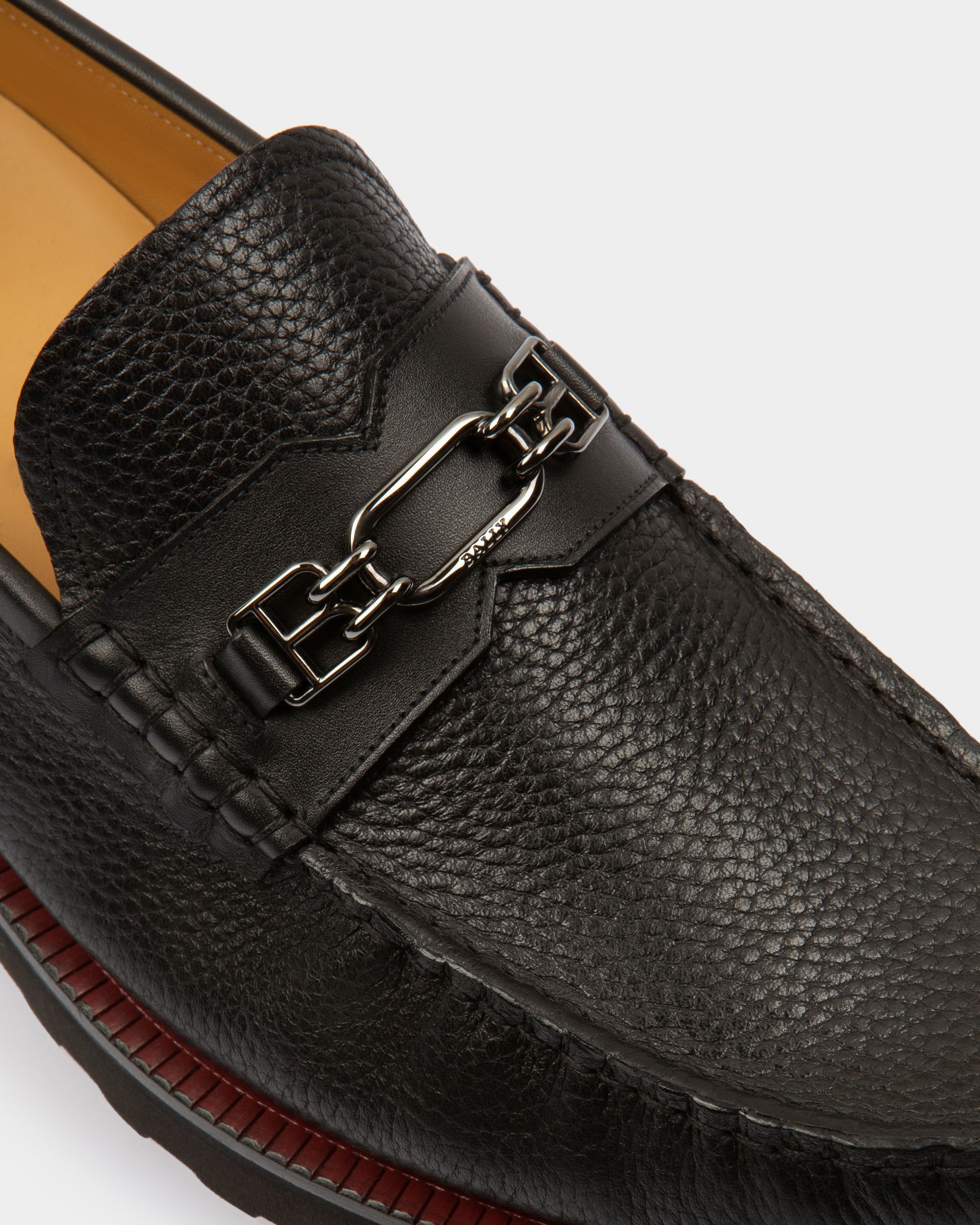 Norrison Mokassins Aus Schwarzem Leder - Herren - Bally - 03
