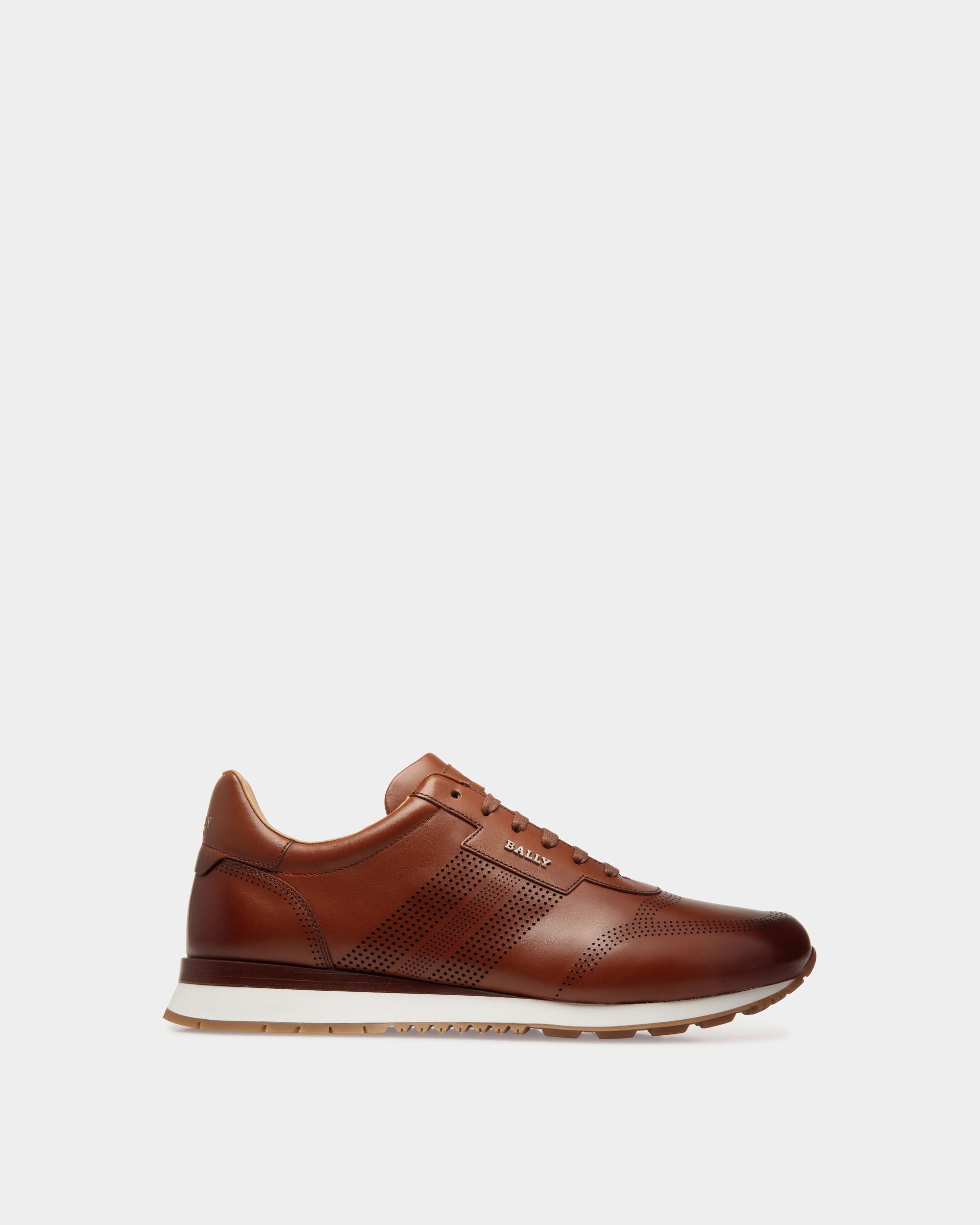 Asken Sneaker In Pelle Marrone - Uomo - Bally - 01