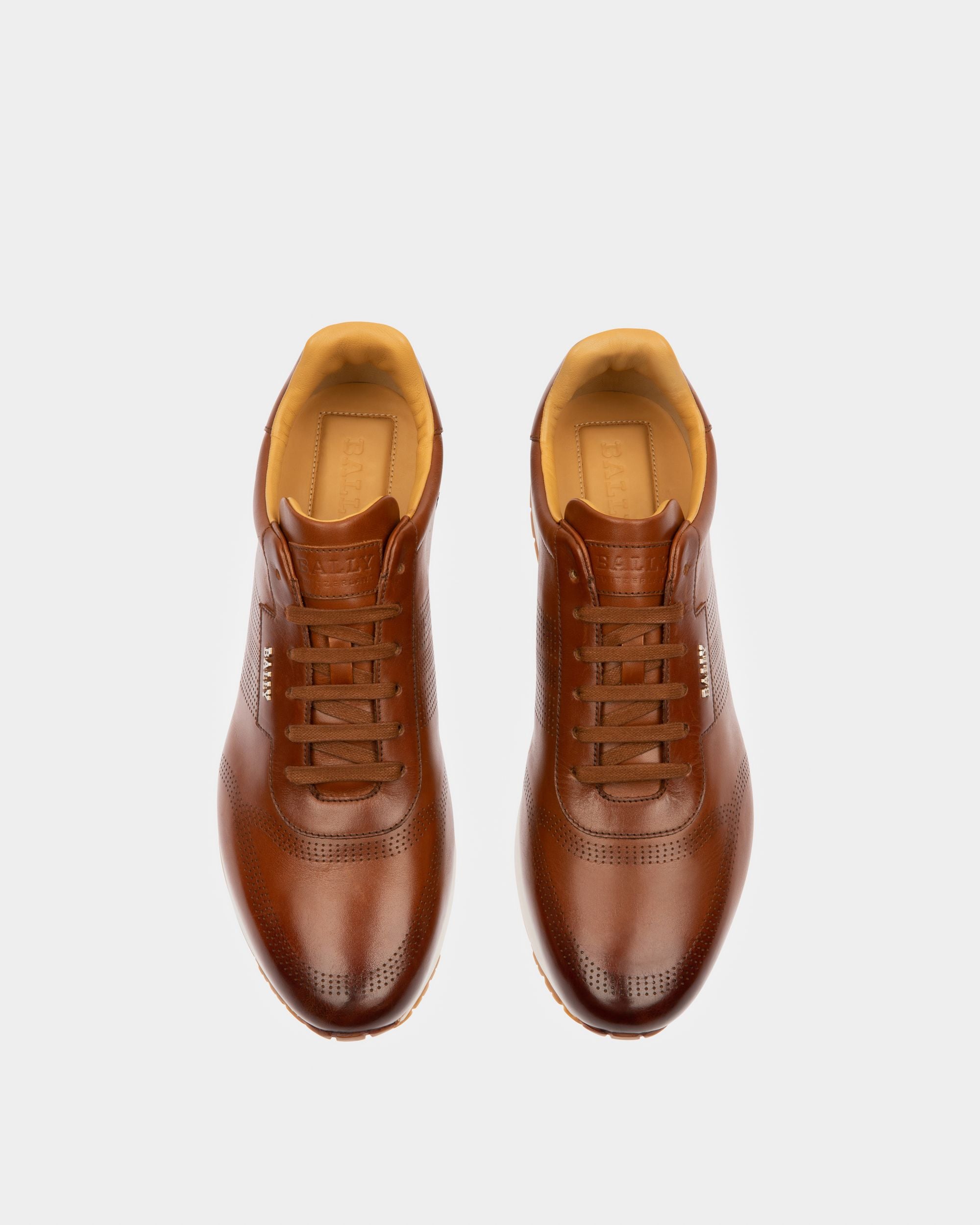 Asken Sneaker In Pelle Marrone - Uomo - Bally - 02