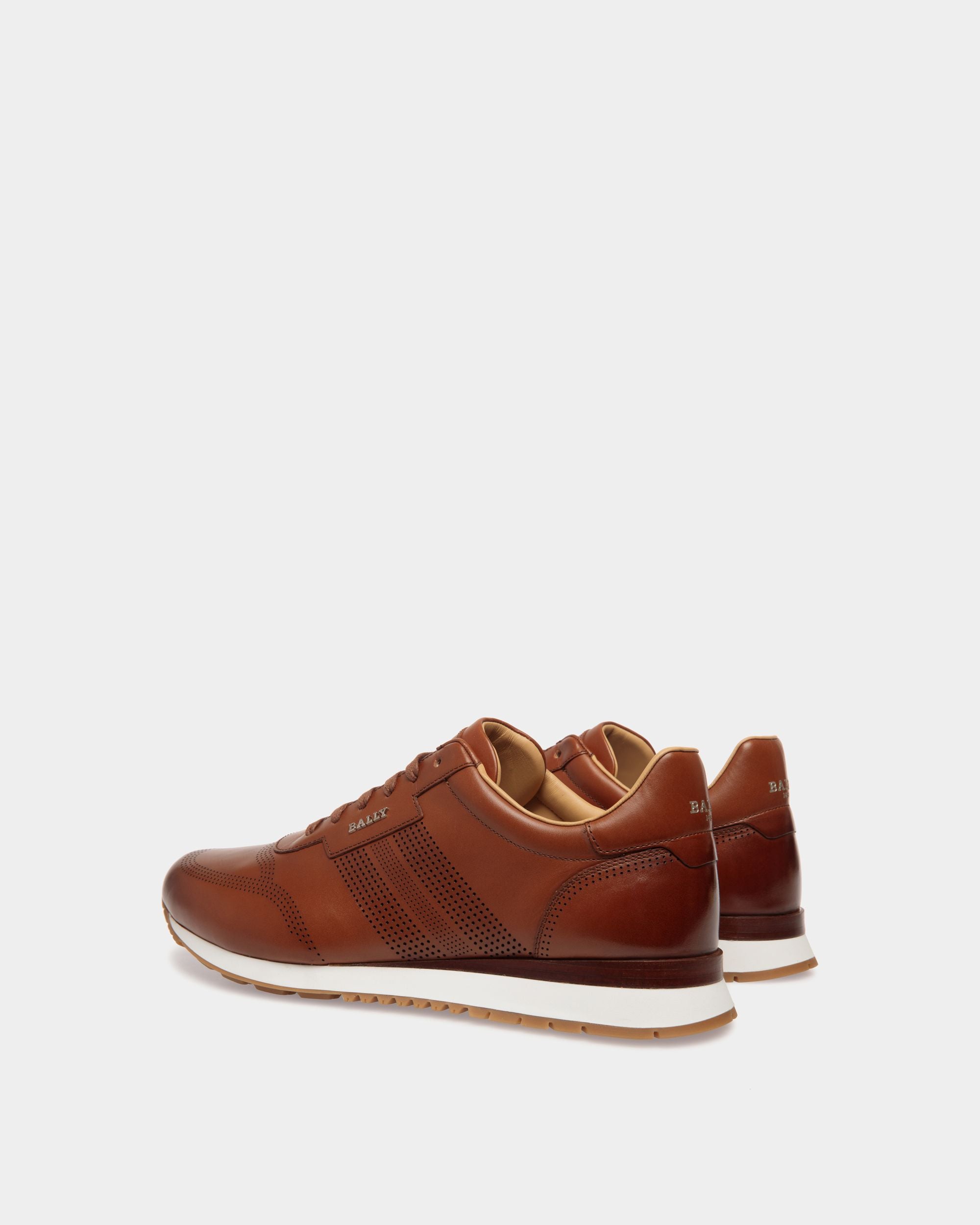 Asken Sneaker In Pelle Marrone - Uomo - Bally - 04