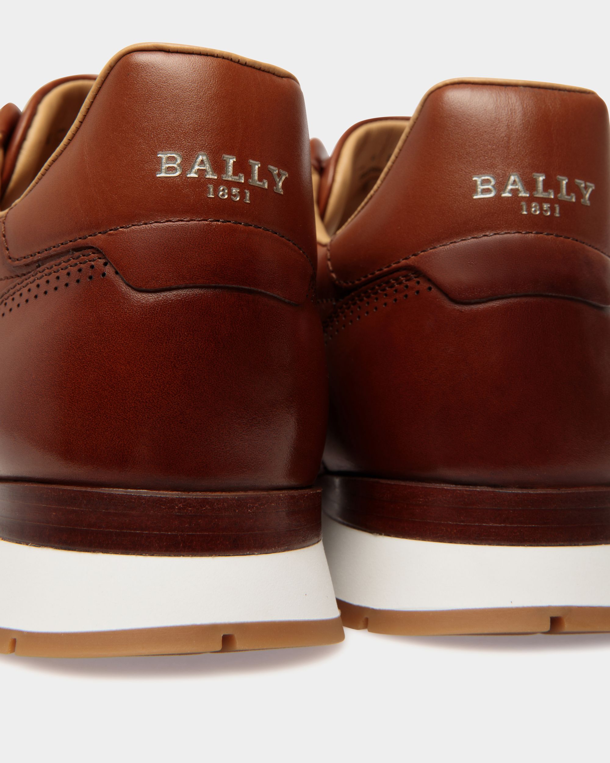 Asken Sneaker In Pelle Marrone - Uomo - Bally - 06