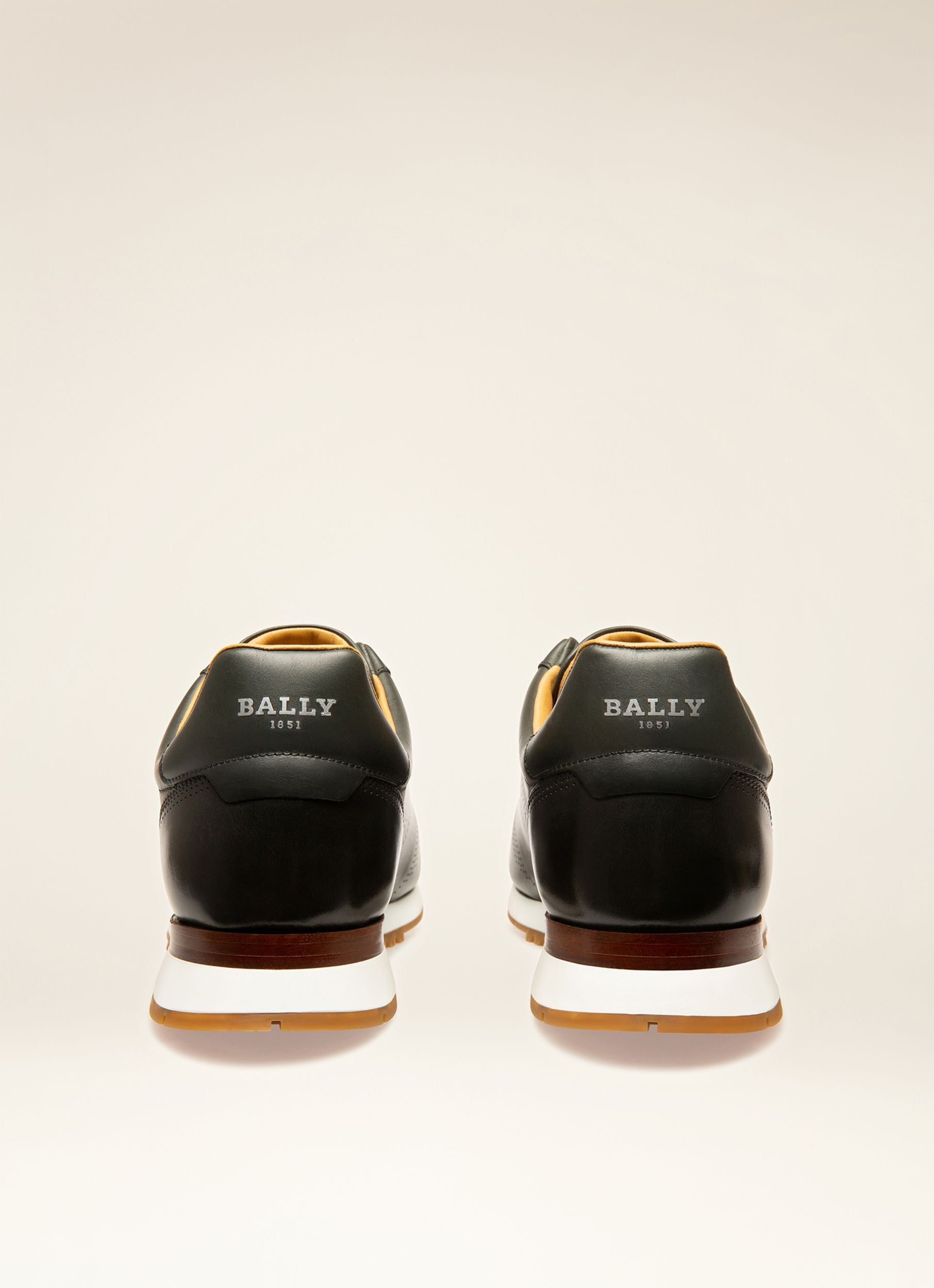 Asken Sneakers En Cuir Bleu Foncé - Homme - Bally - 03