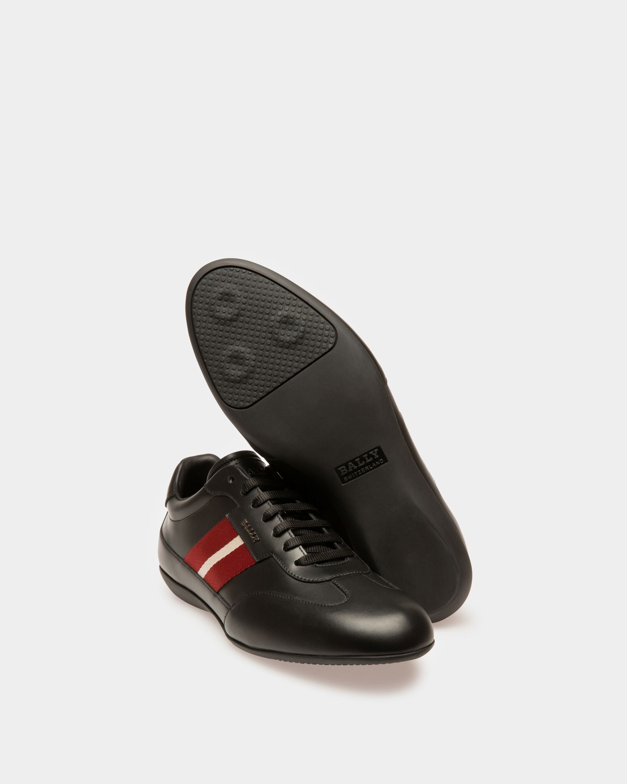 Haldin Sneakers En Cuir Noir - Homme - Bally - 04