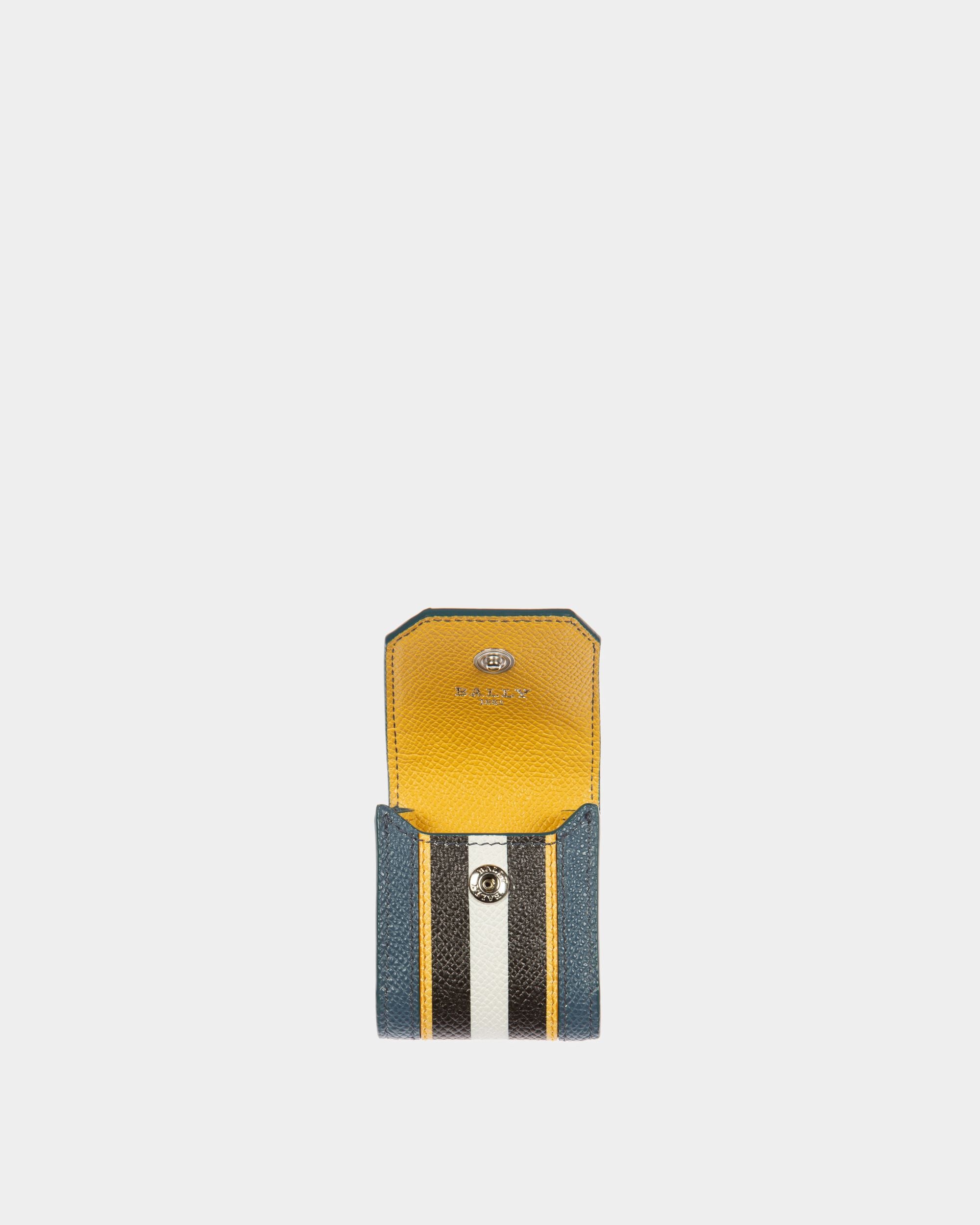 Bearp Airpods-Hülle Aus Blauem Leder - Herren - Bally - 03