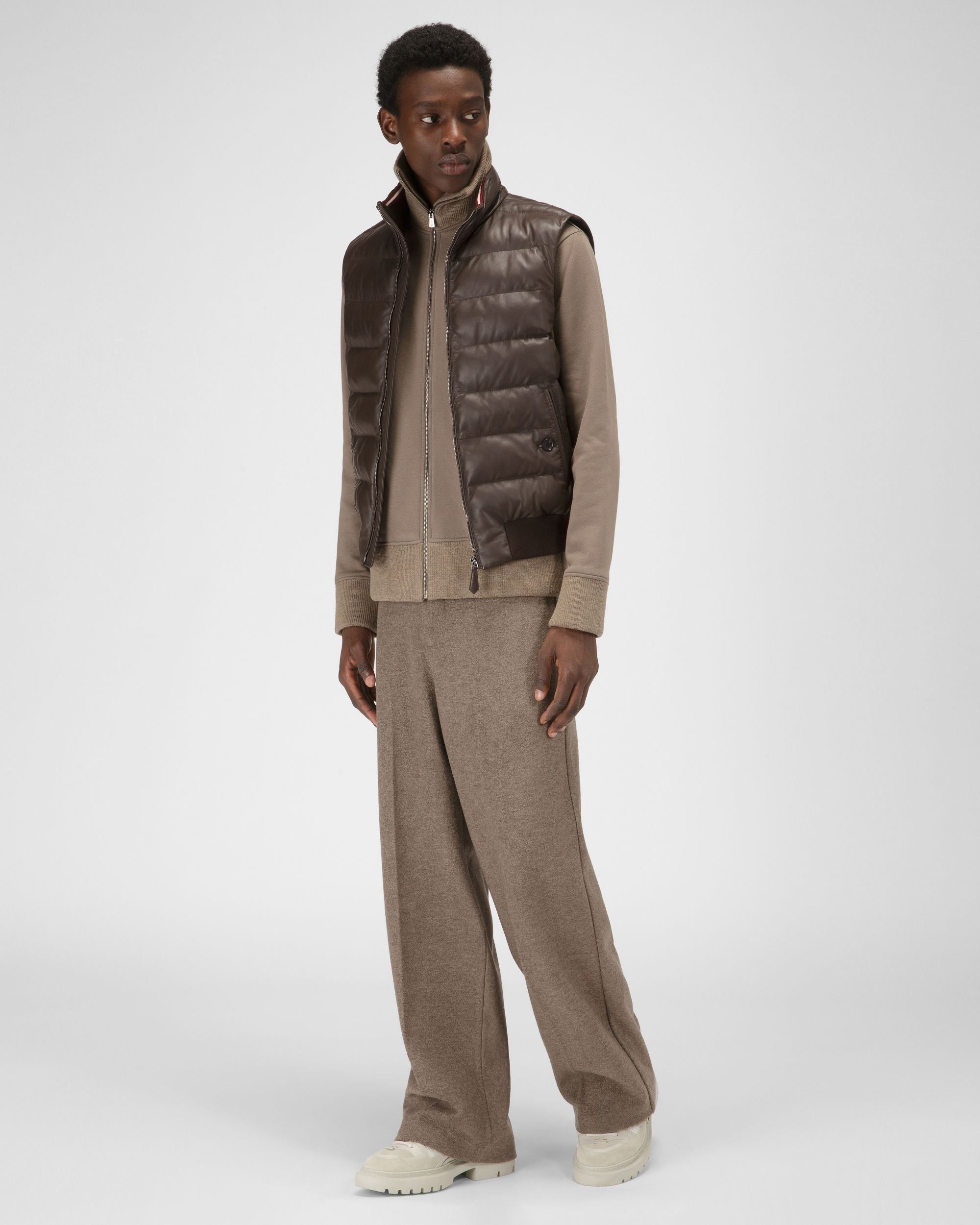 Blouson Aus Ebenholzbraunem Leder - Herren - Bally - 02
