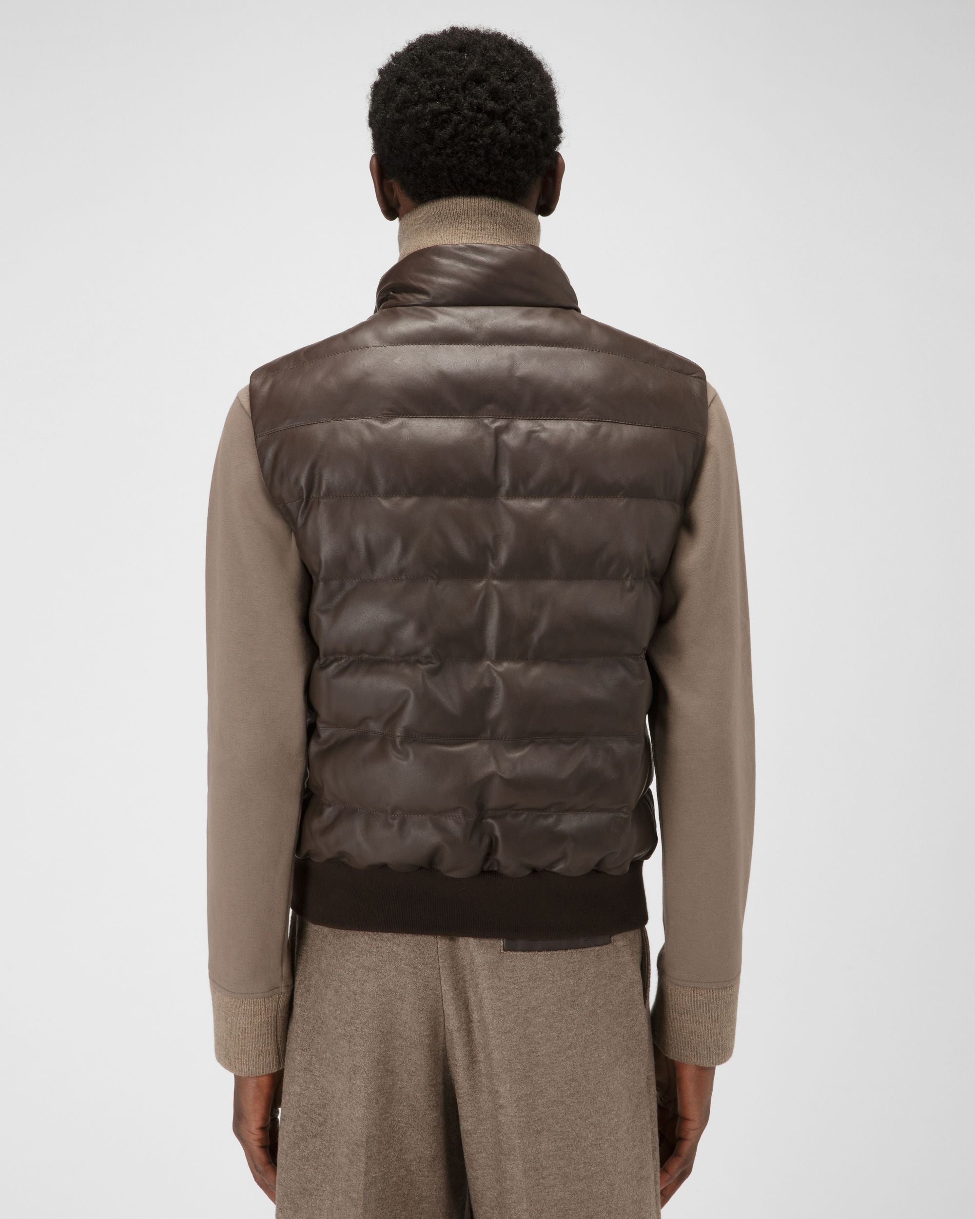 Blouson Aus Ebenholzbraunem Leder - Herren - Bally - 04