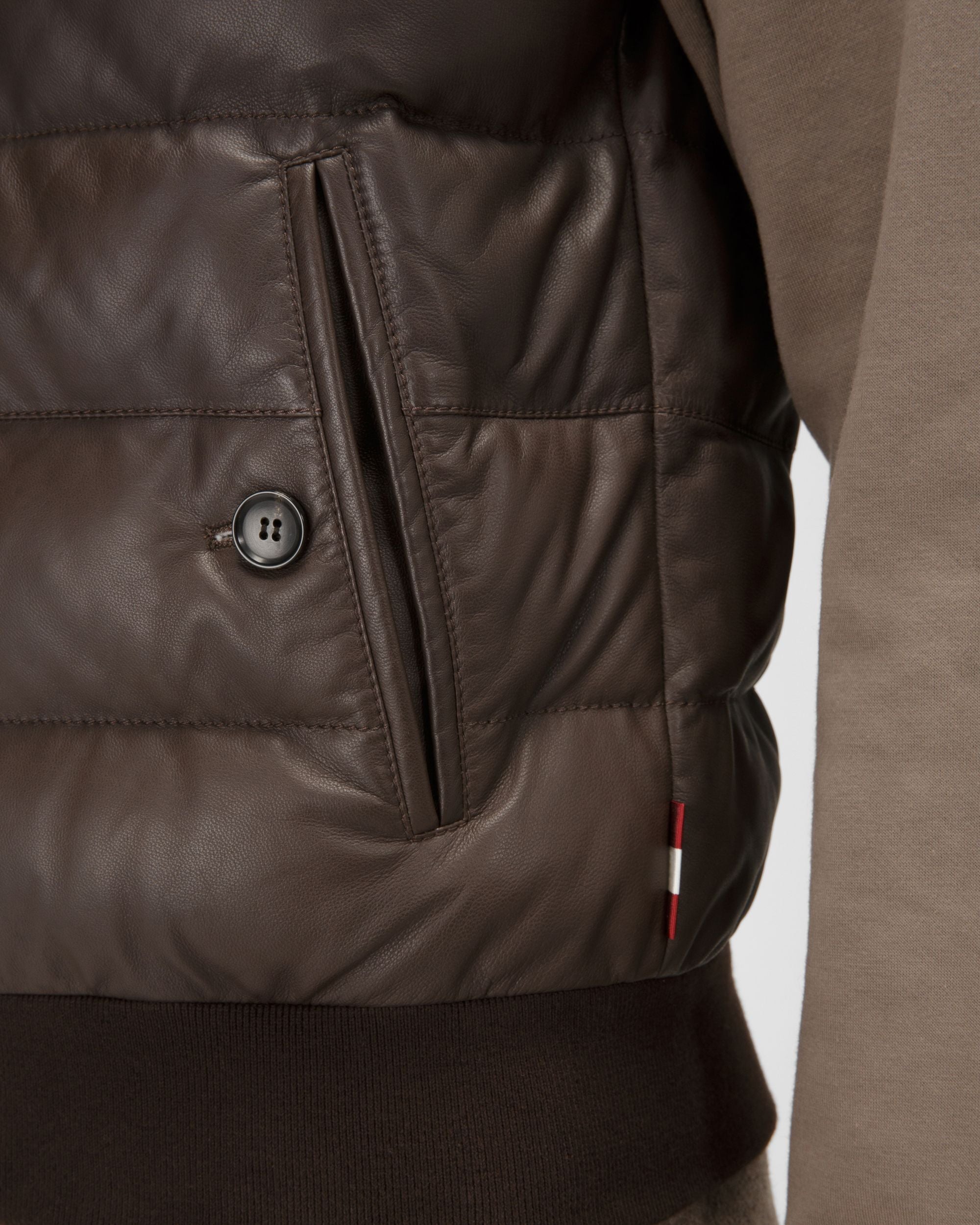 Blouson Aus Ebenholzbraunem Leder - Herren - Bally - 05