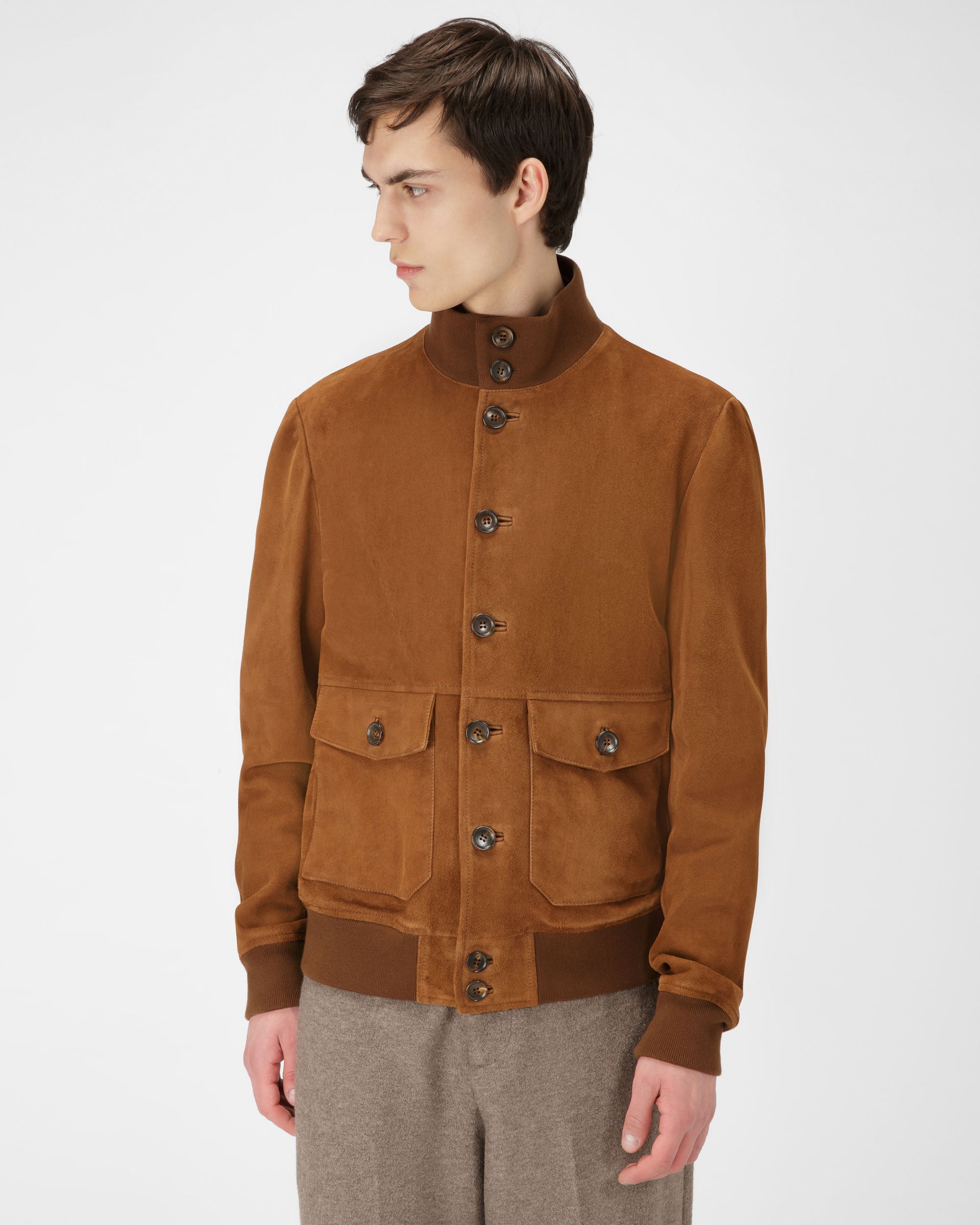 Oberbekleidung Aus Braunem Wildleder - Herren - Bally - 03
