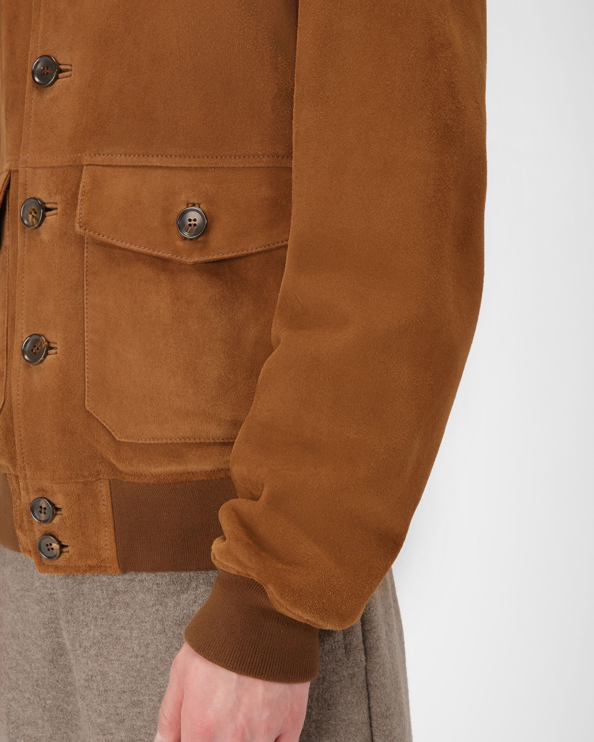 Oberbekleidung Aus Braunem Wildleder - Herren - Bally - 04