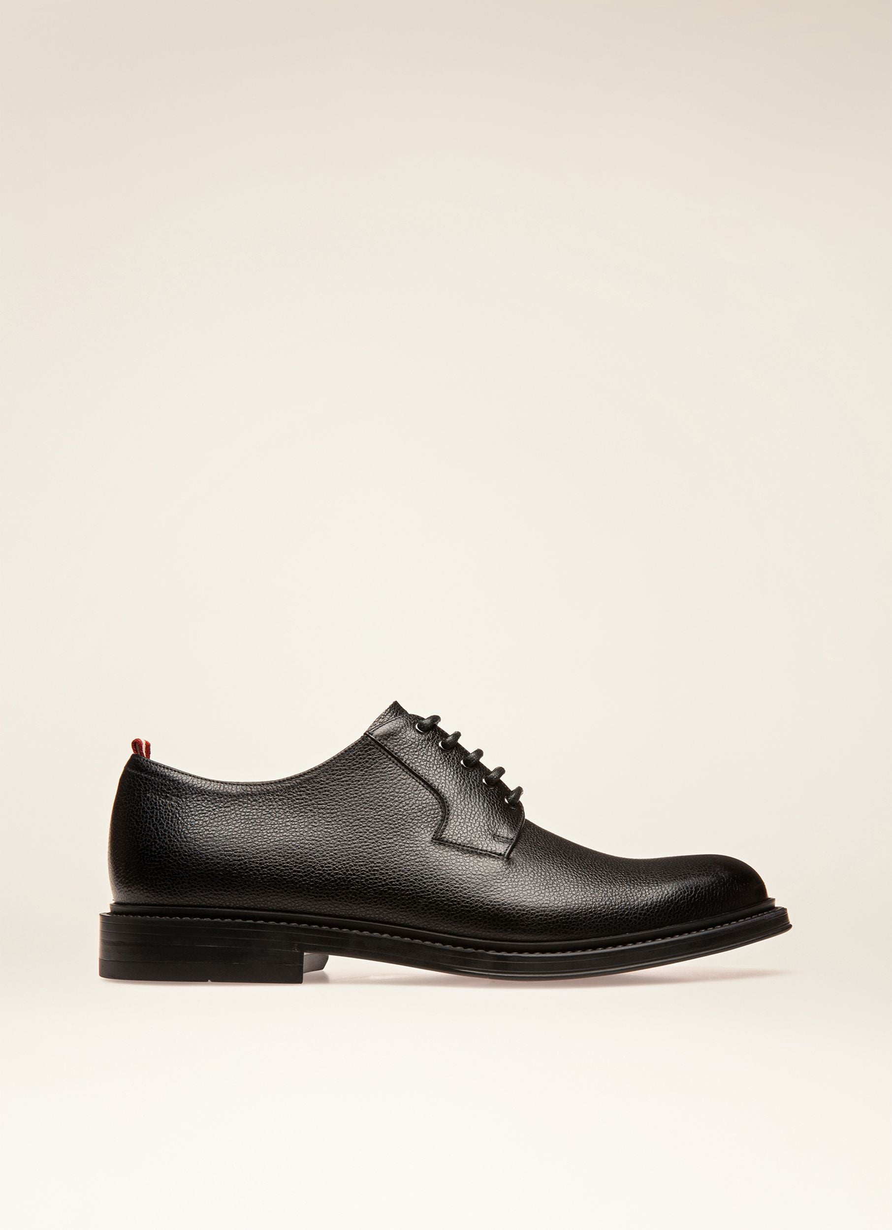 Nyel Derbyschuhe Aus Schwarzem Leder - Men's - Bally - 01