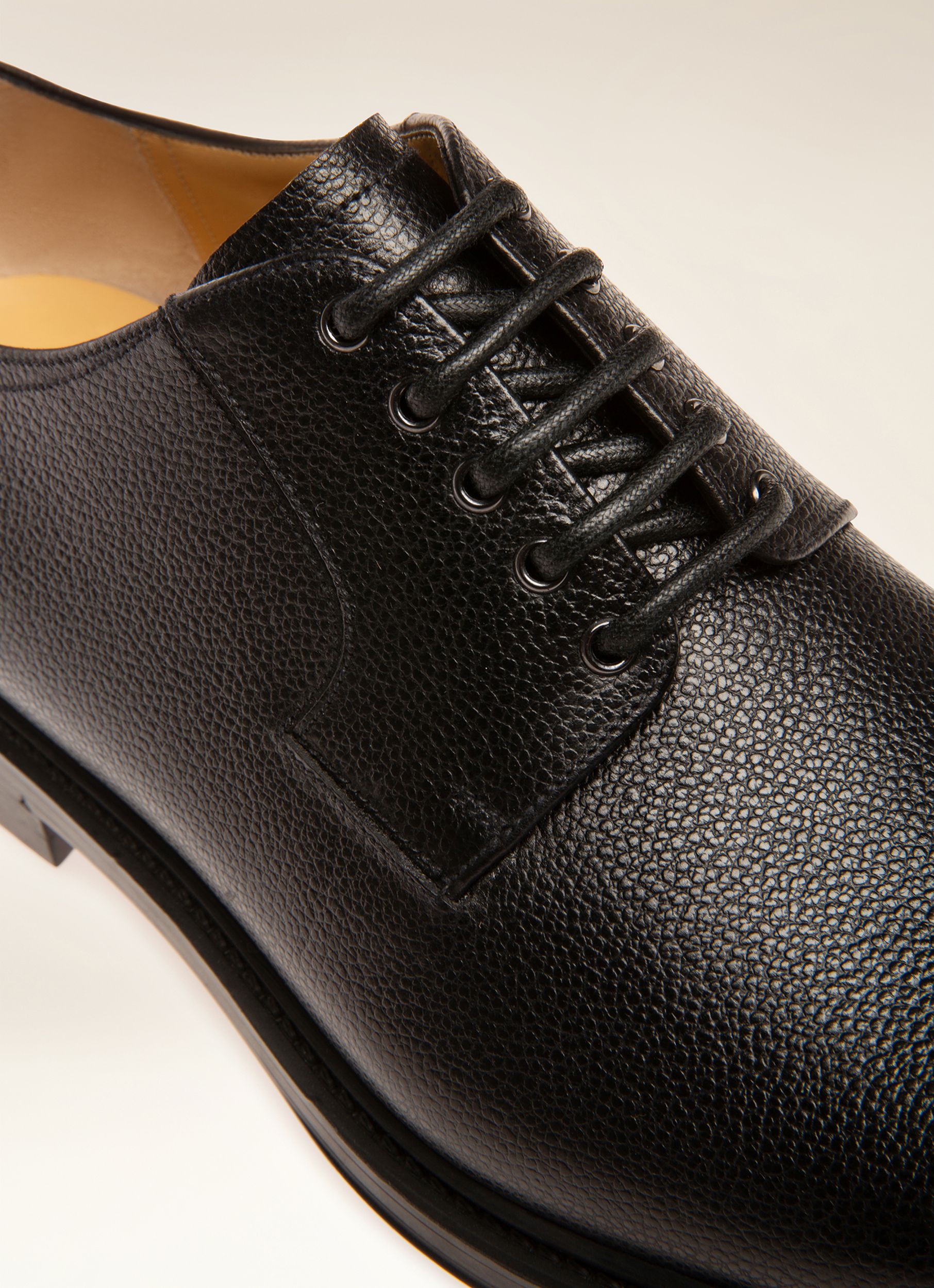 Nyel Derbyschuhe Aus Schwarzem Leder - Men's - Bally - 02